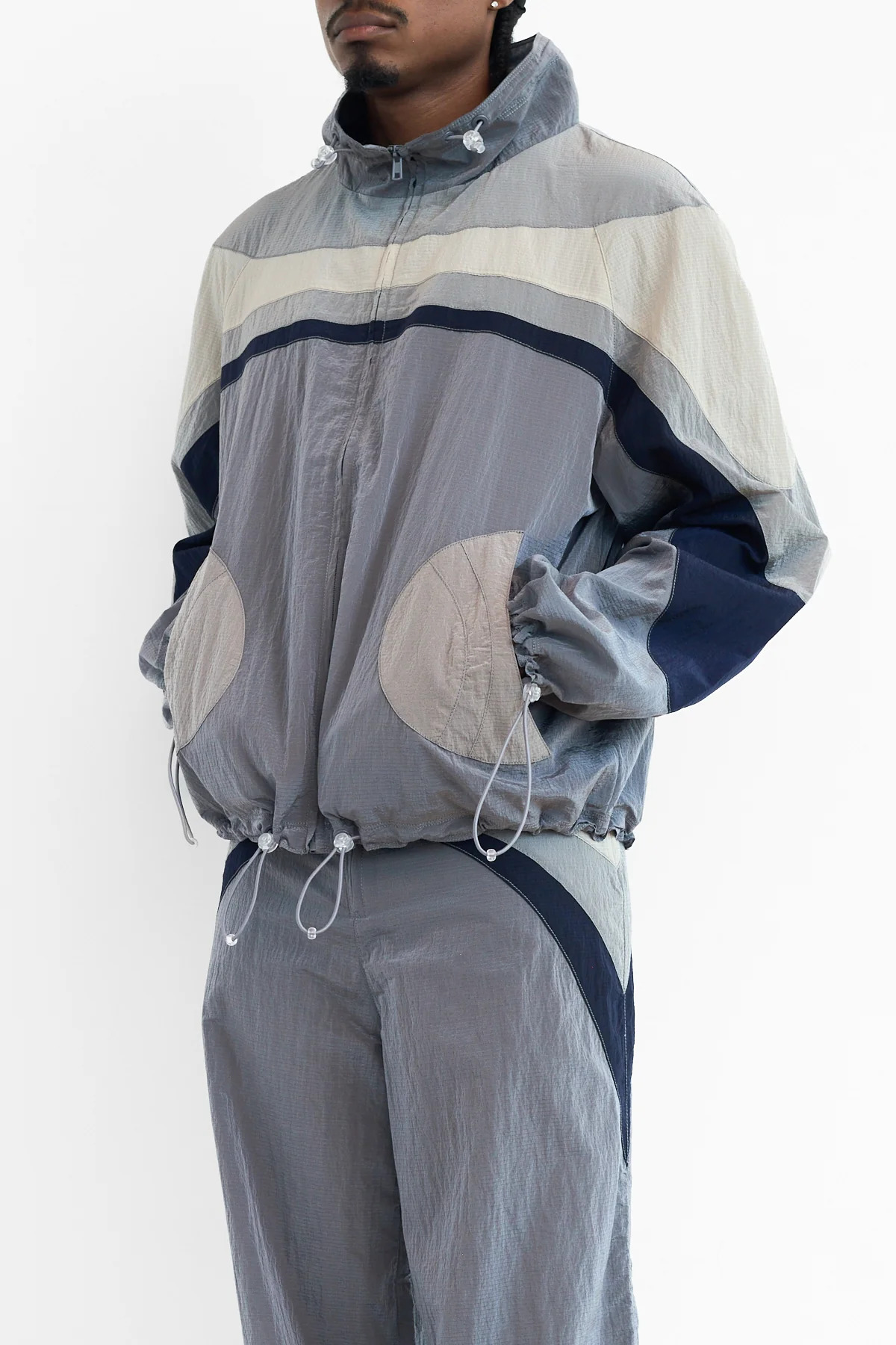 ERL Nylon Rave Jacket Grey - 5