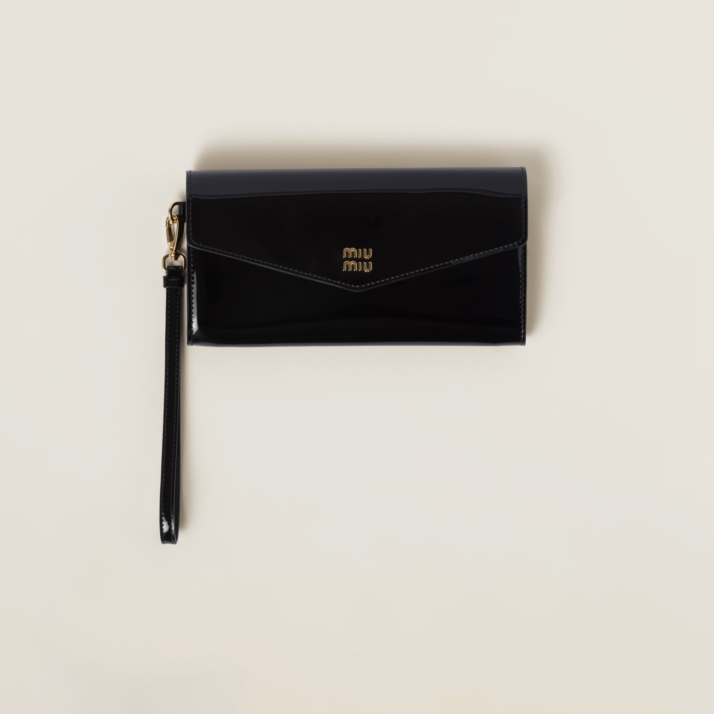 Patent leather card holder - 1