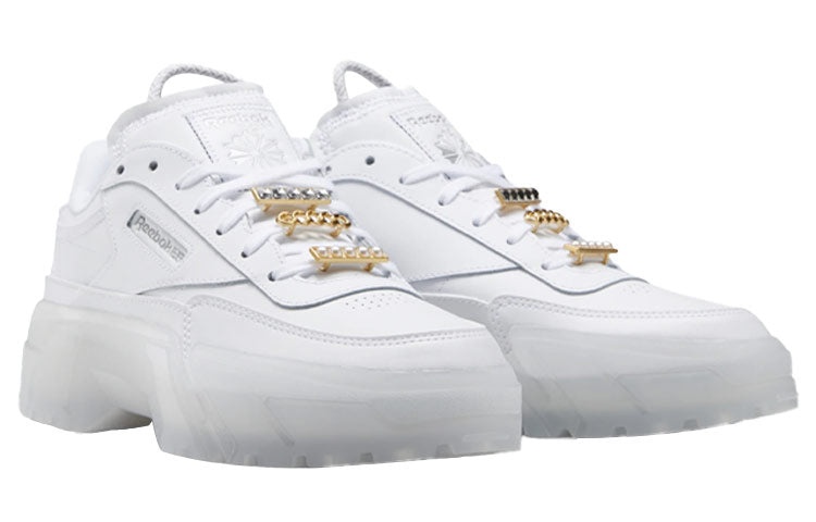 (WMNS) Reebok Cardi B x Club C 'Triple White' GX0038 - 3