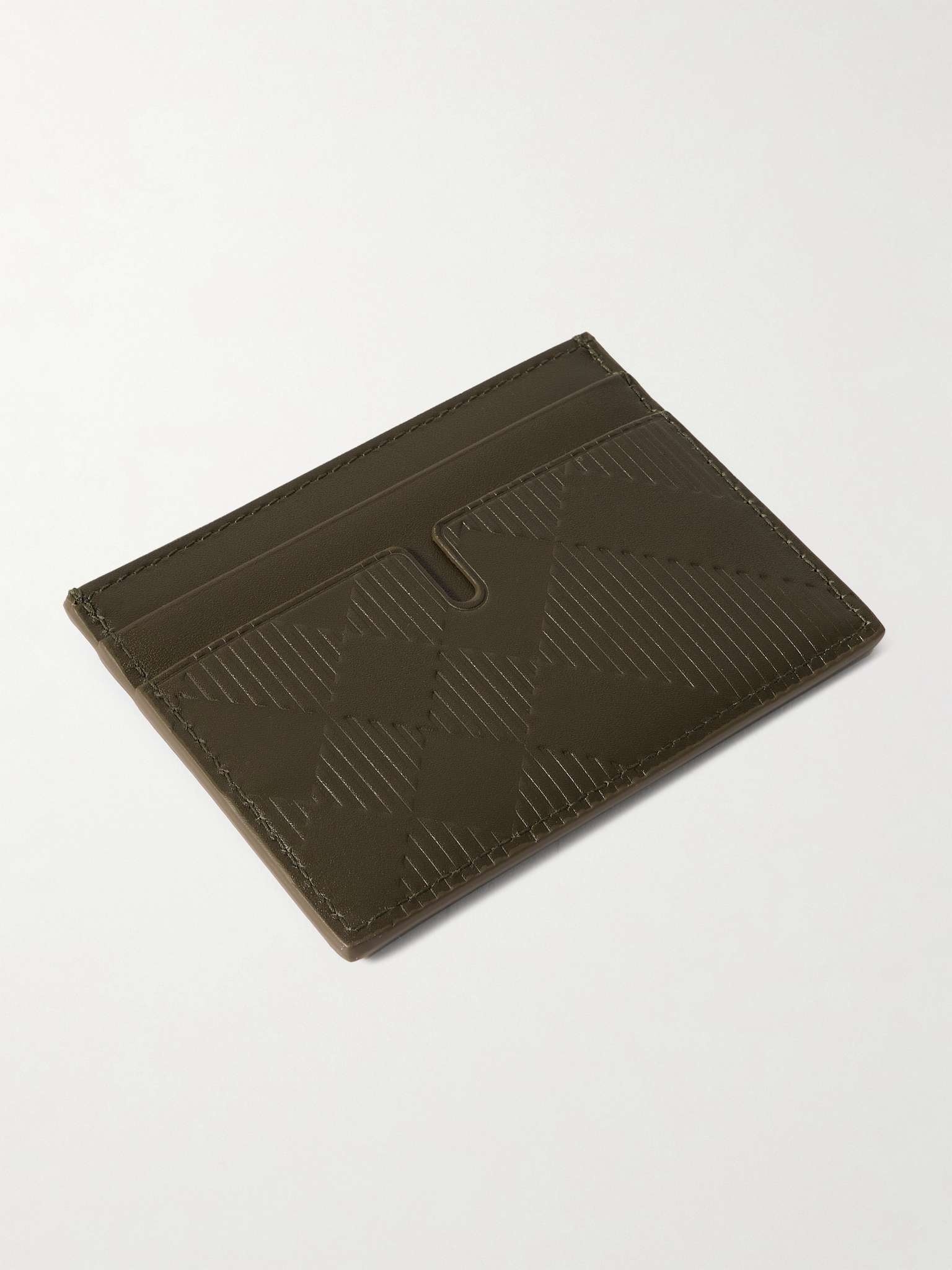 Logo-Embossed Leather Cardholder - 3