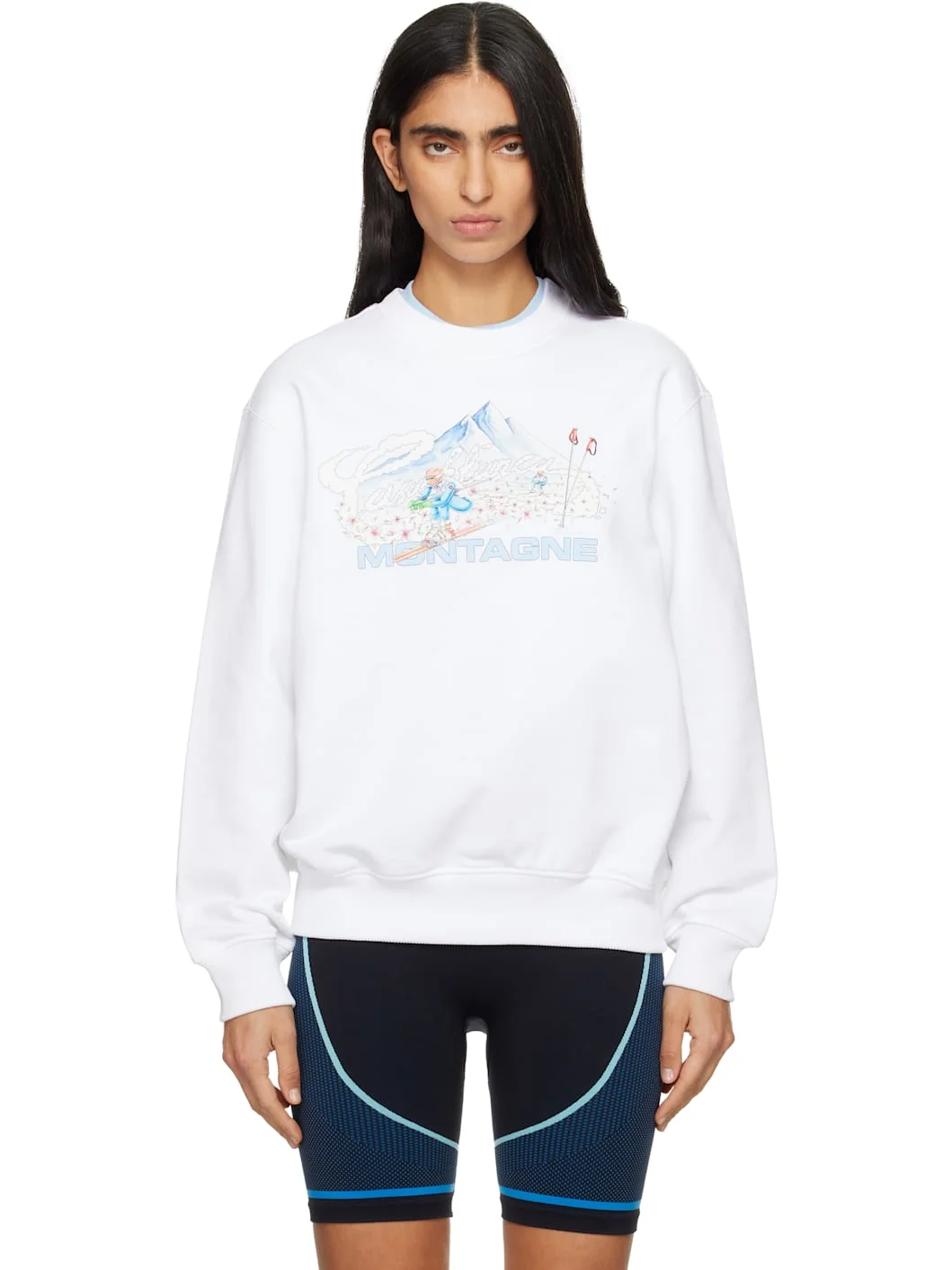 White Ski Sweatshirt - 1