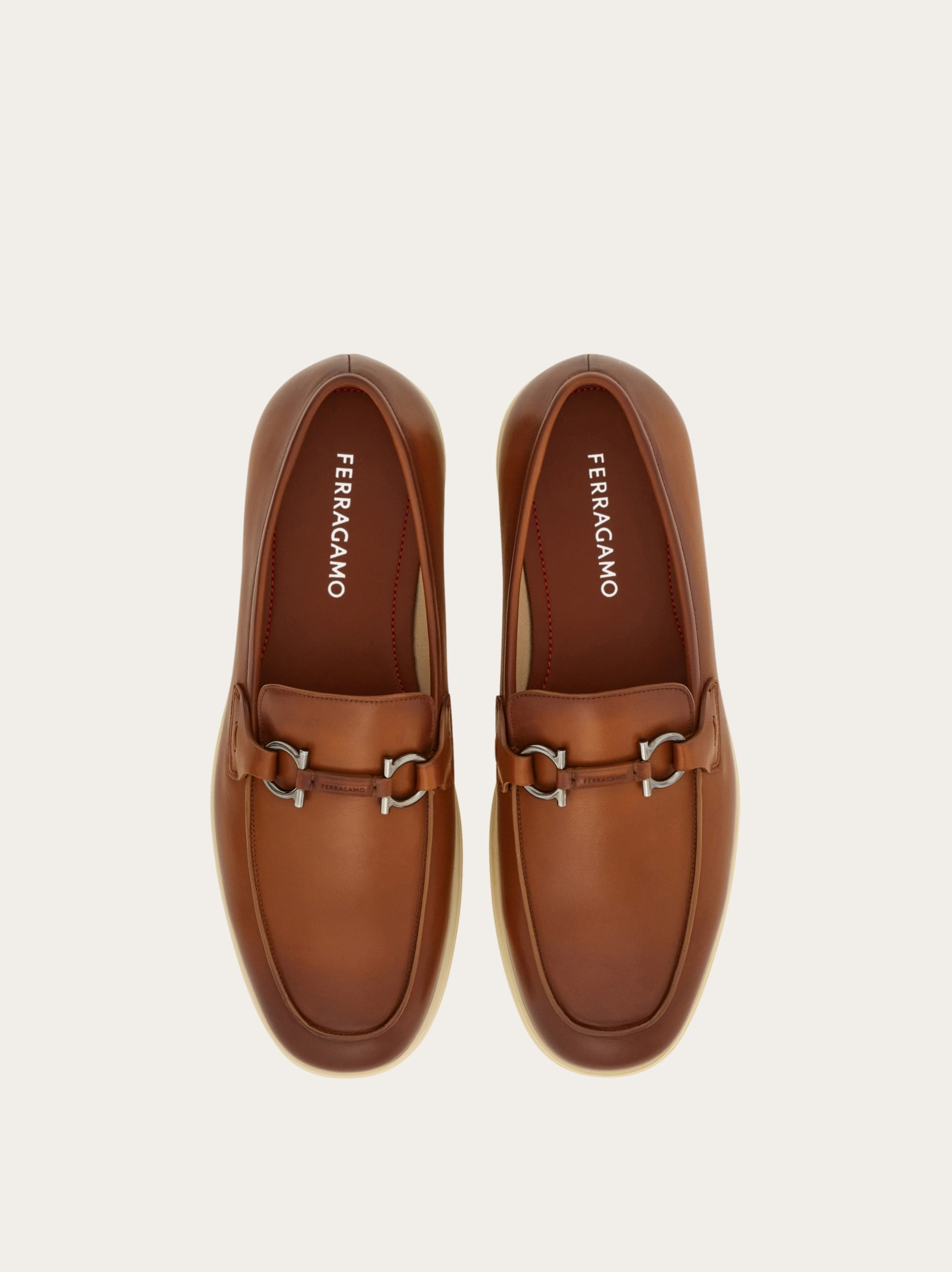 Casual loafer with Gancini ornament - 3