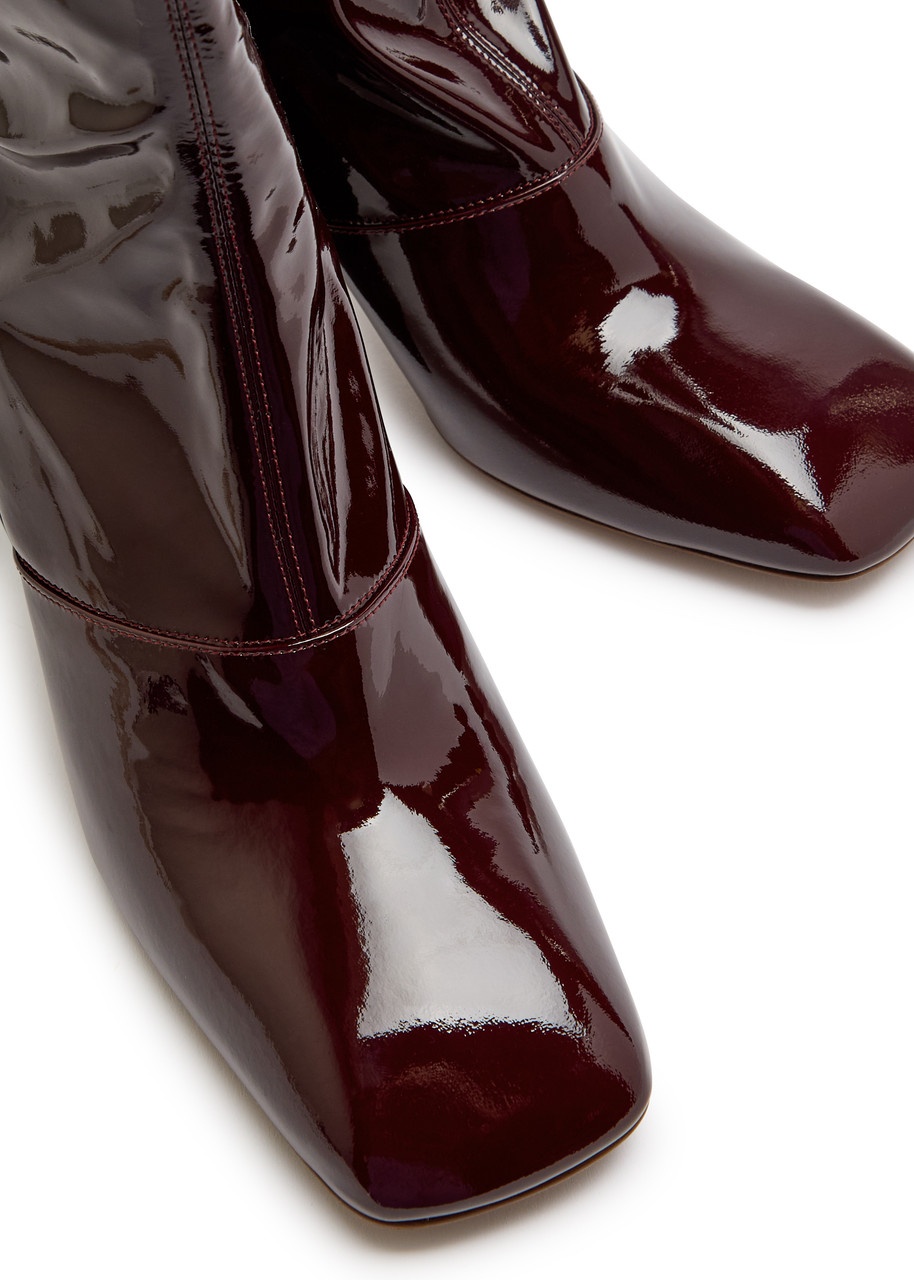 Chloe Janis Glossed-leather Over-the-knee Boots - 3