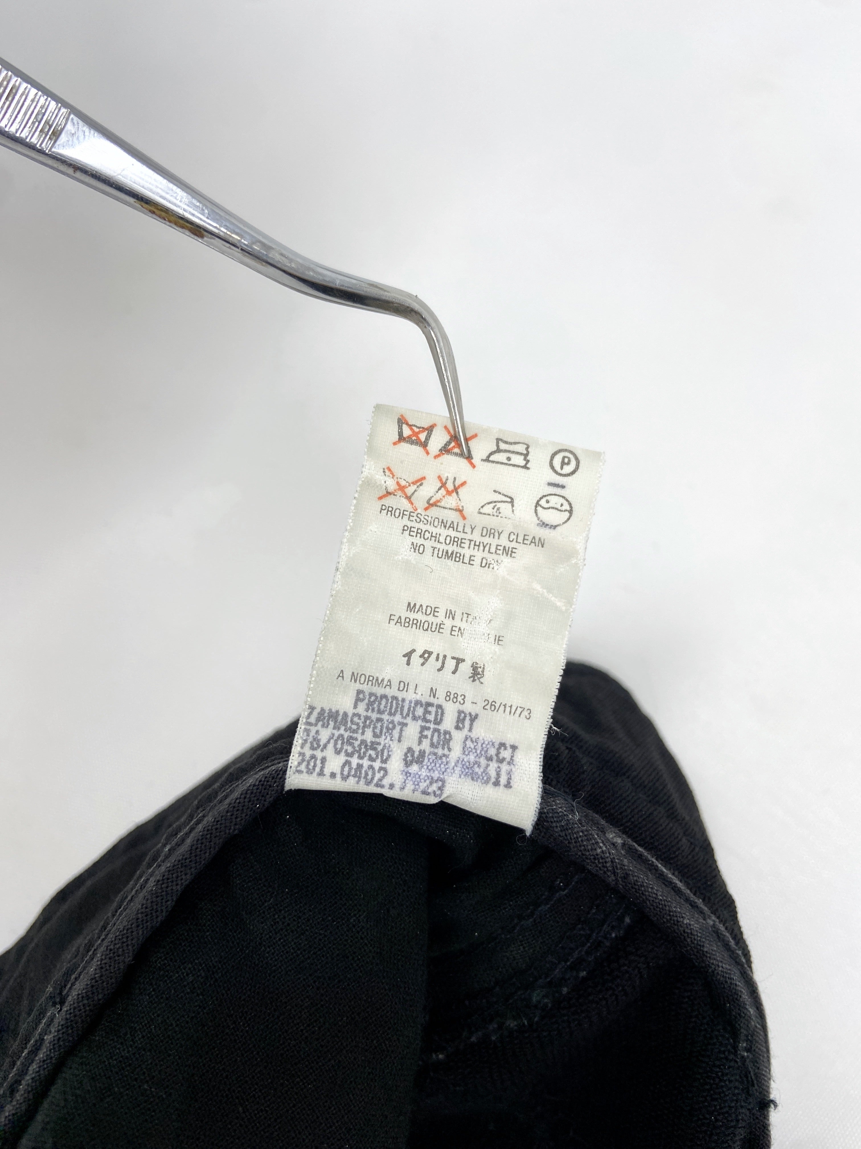 Gucci Fall 1996 Tom Ford Black Pants 38 - 11