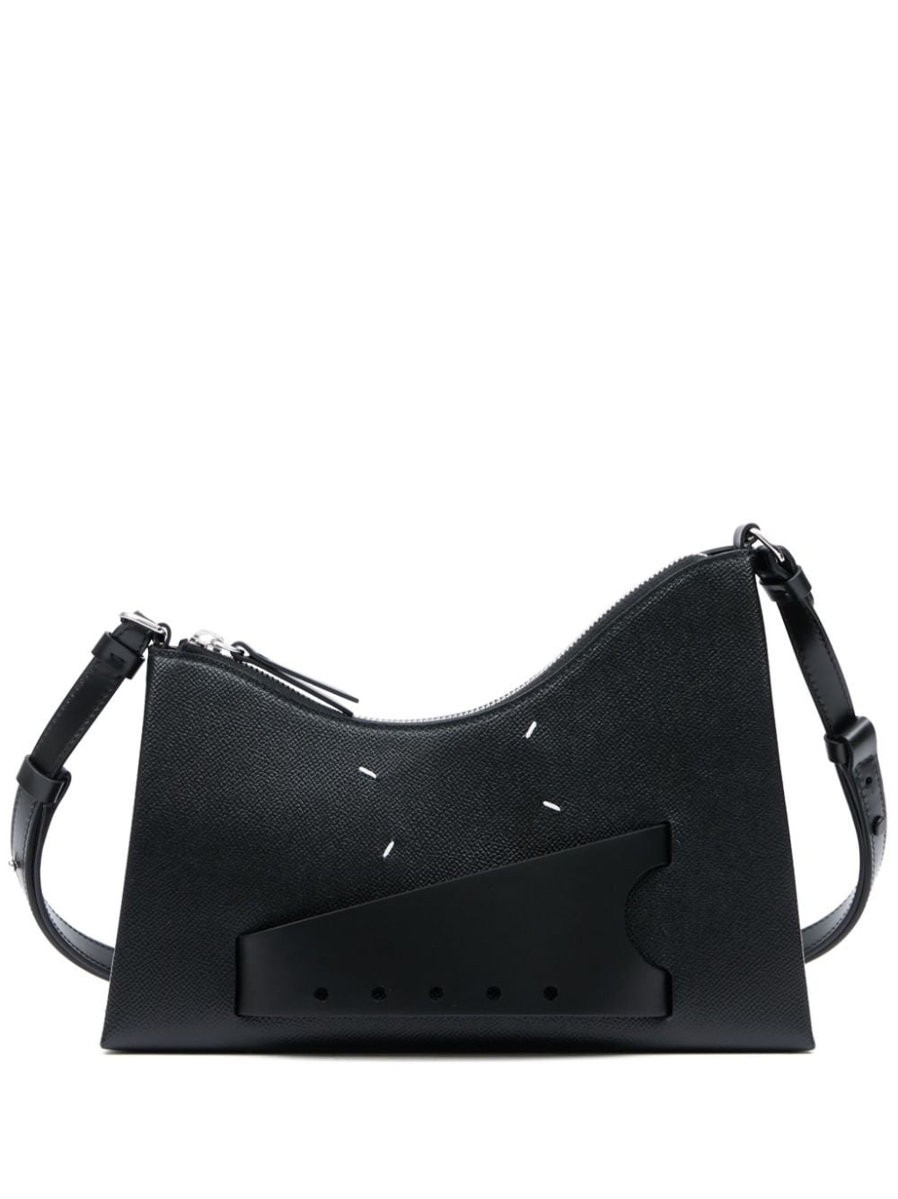 small Snatched leather shoulder bag - 1