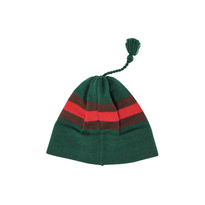 Noah Noah Wool Ski Hat 'Bottle/Brown/Red' outlook