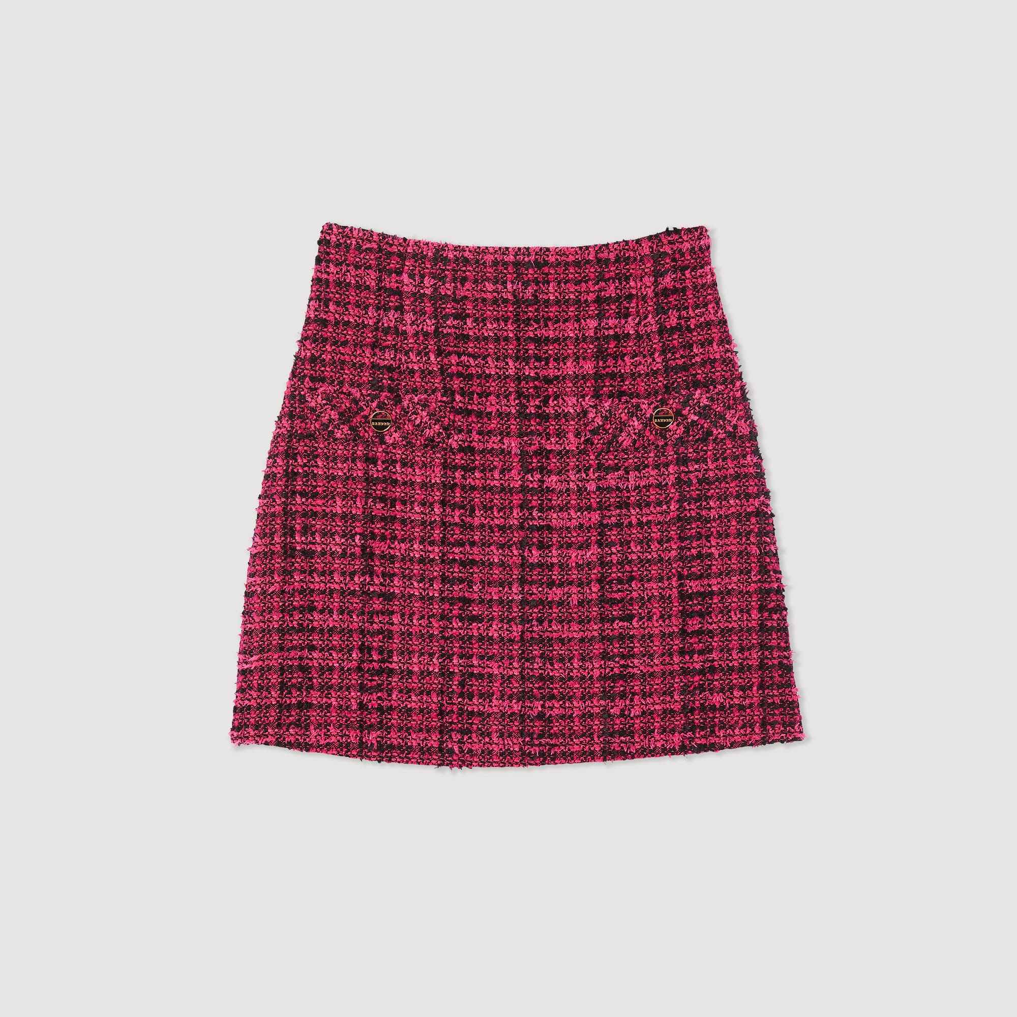Short tweed skirt - 1