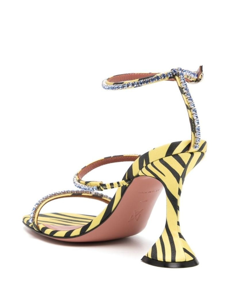 Gilda 80mm zebra-print sandals - 3