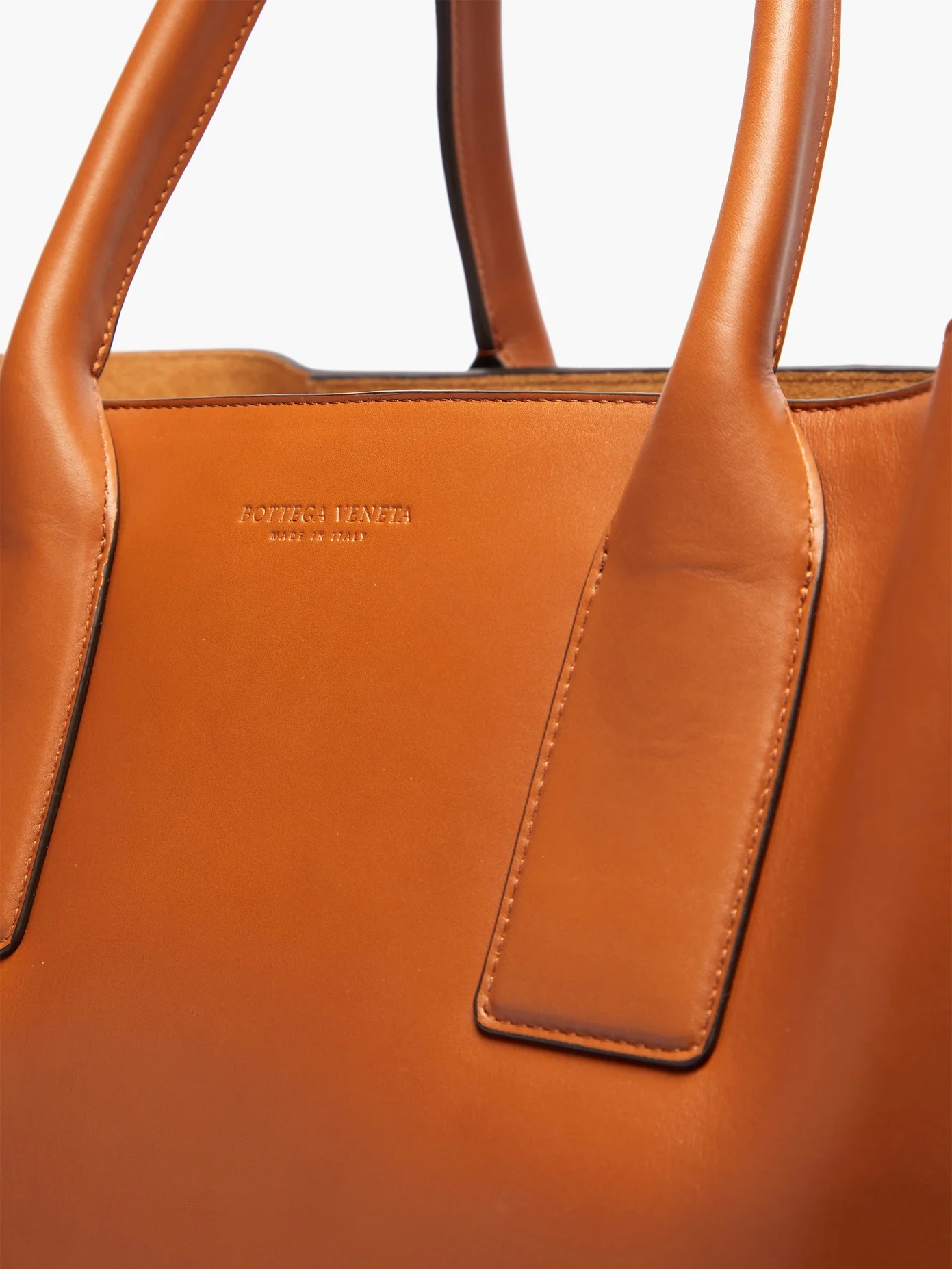 Oversized leather tote bag - 5