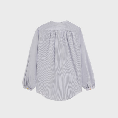 CELINE romy blouse in striped cotton voile outlook