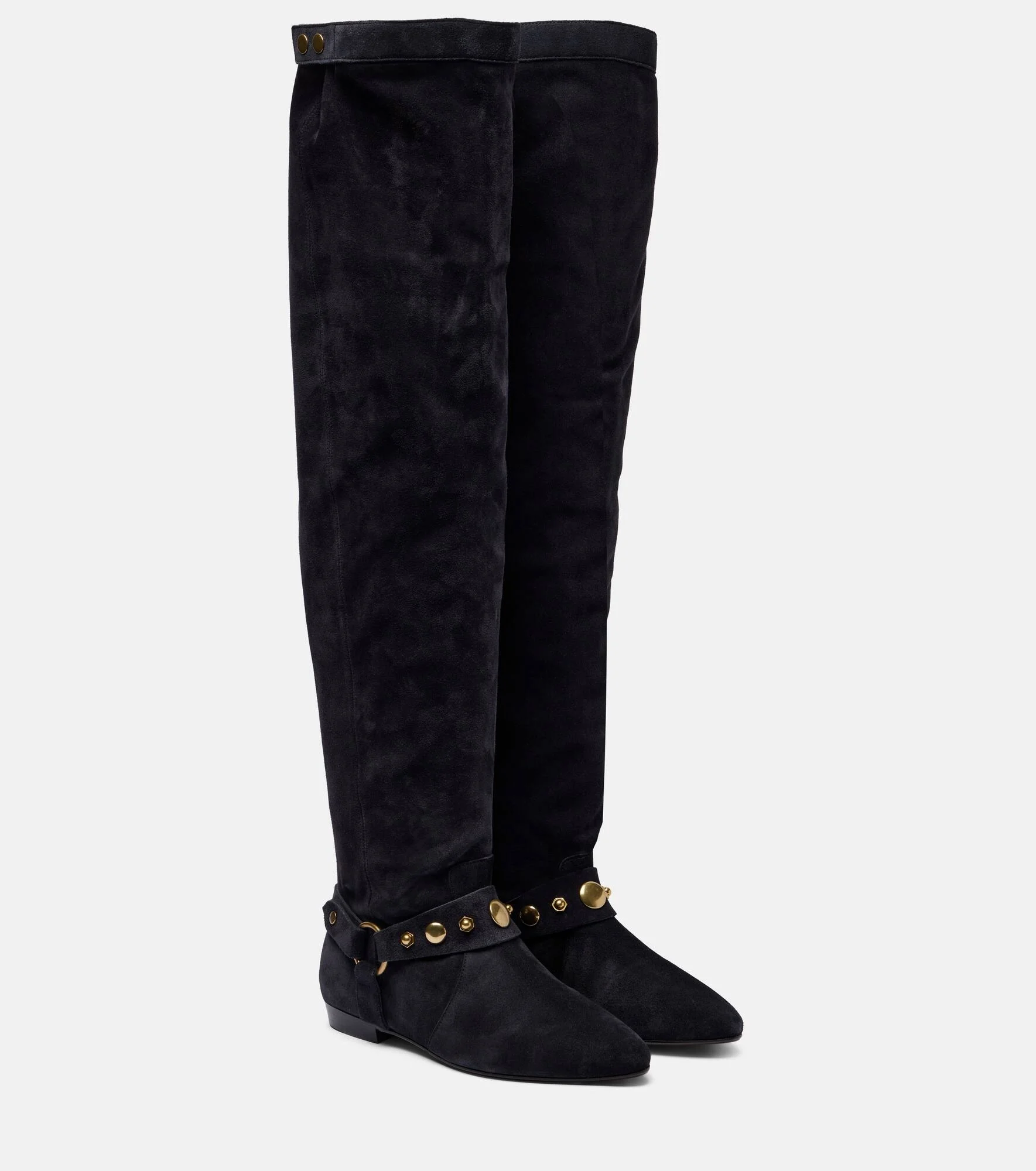 Selize suede over-the-knee boots - 1