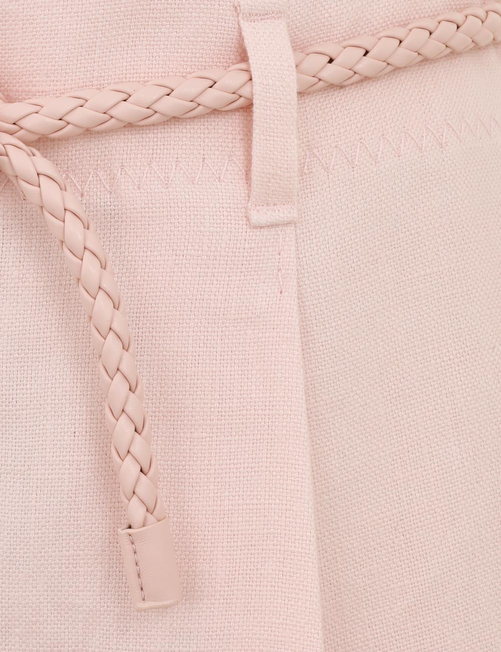 CRUSH LINEN TUCK SHORT - 6