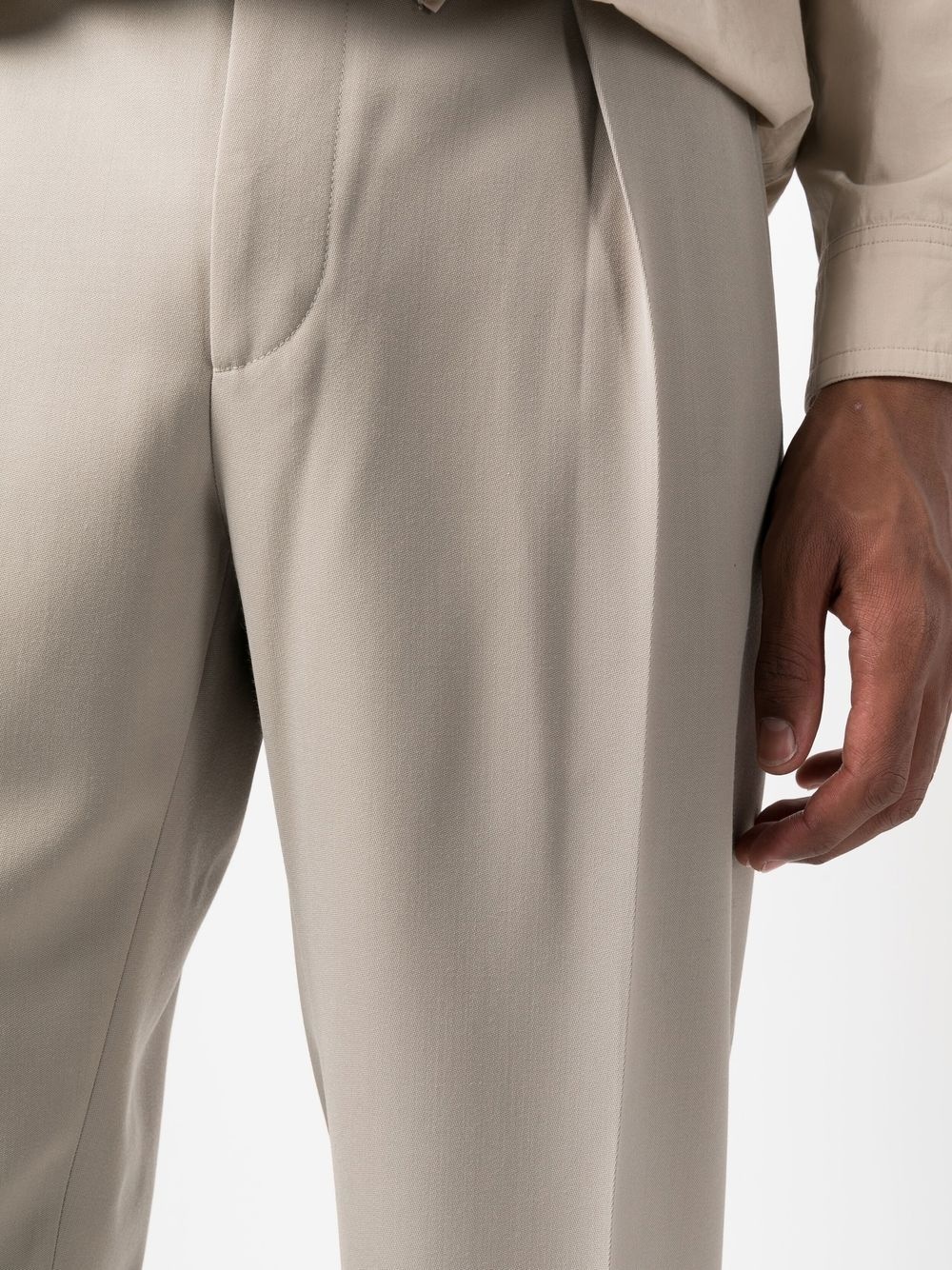 pleated tailored trousers - 5