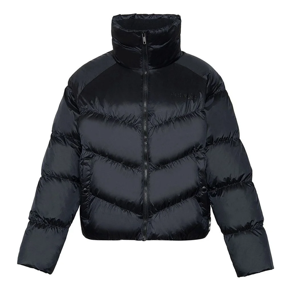 (WMNS) Li-Ning BadFive Short Puffer Jacket 'Black' AYMR090-4 - 1