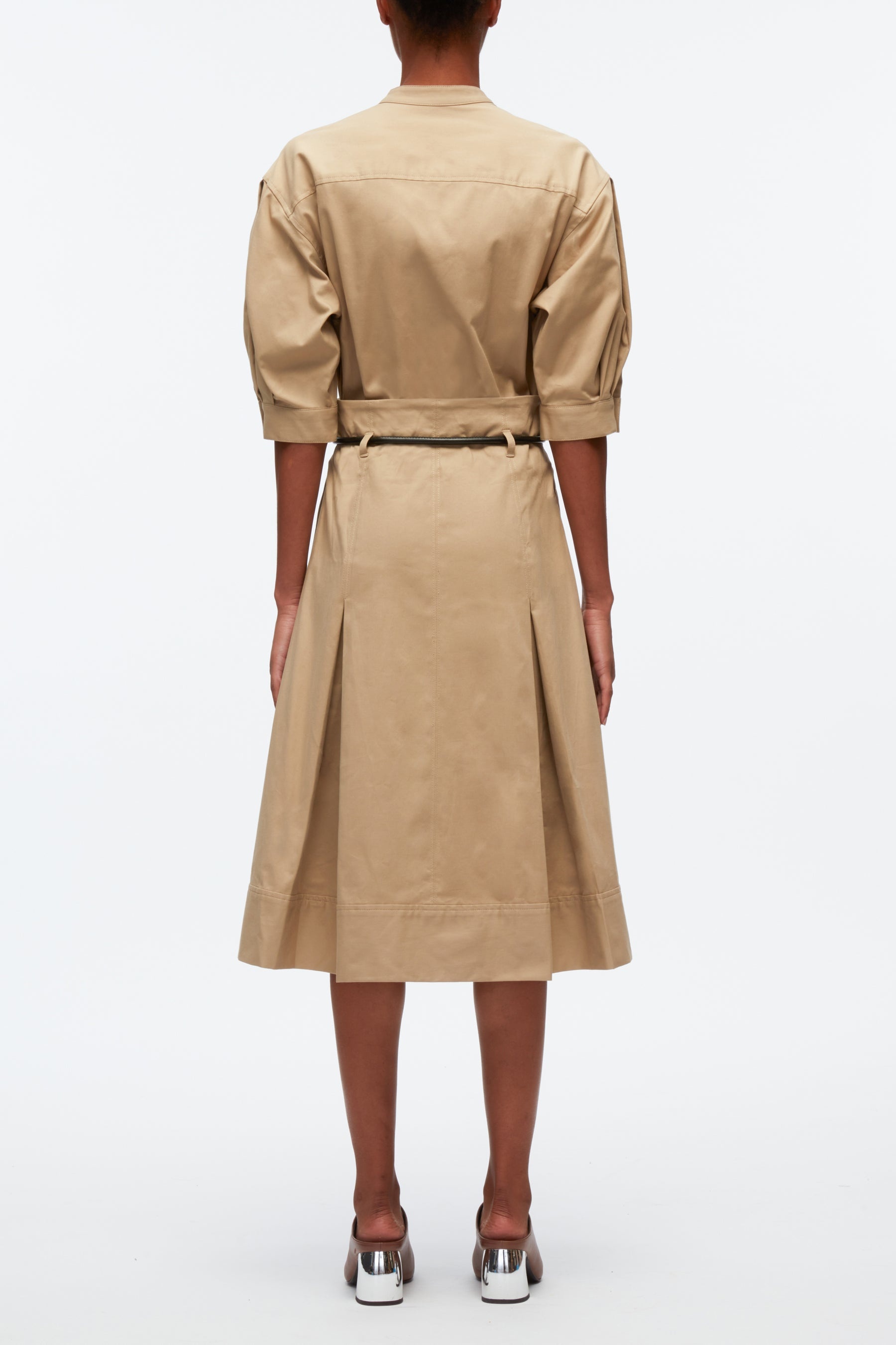 Origami Shirt Dress - 4
