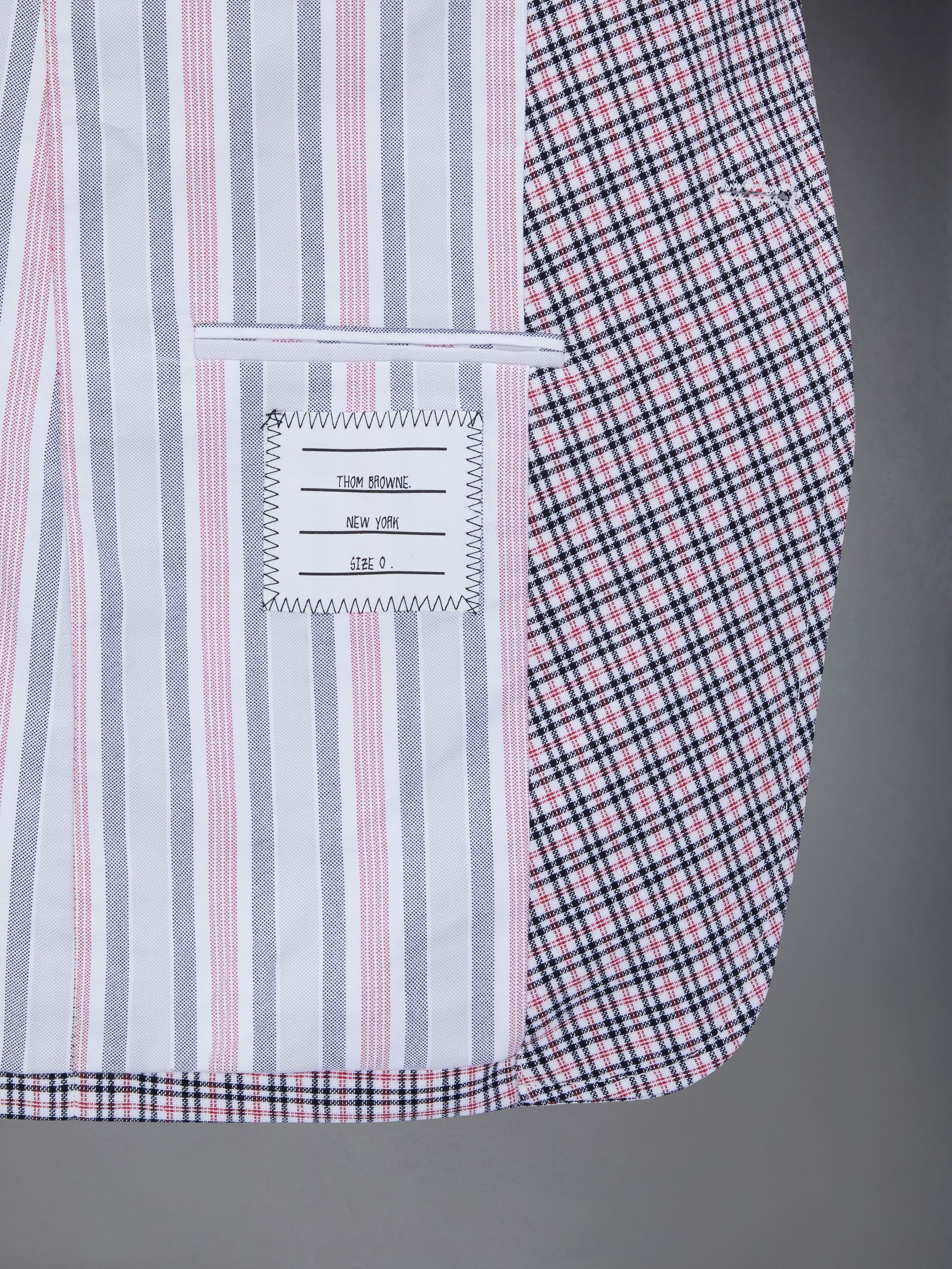 single-breasted button-fastening blazer - 5