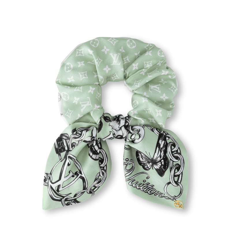 Blooming Monogram Scrunchy 1