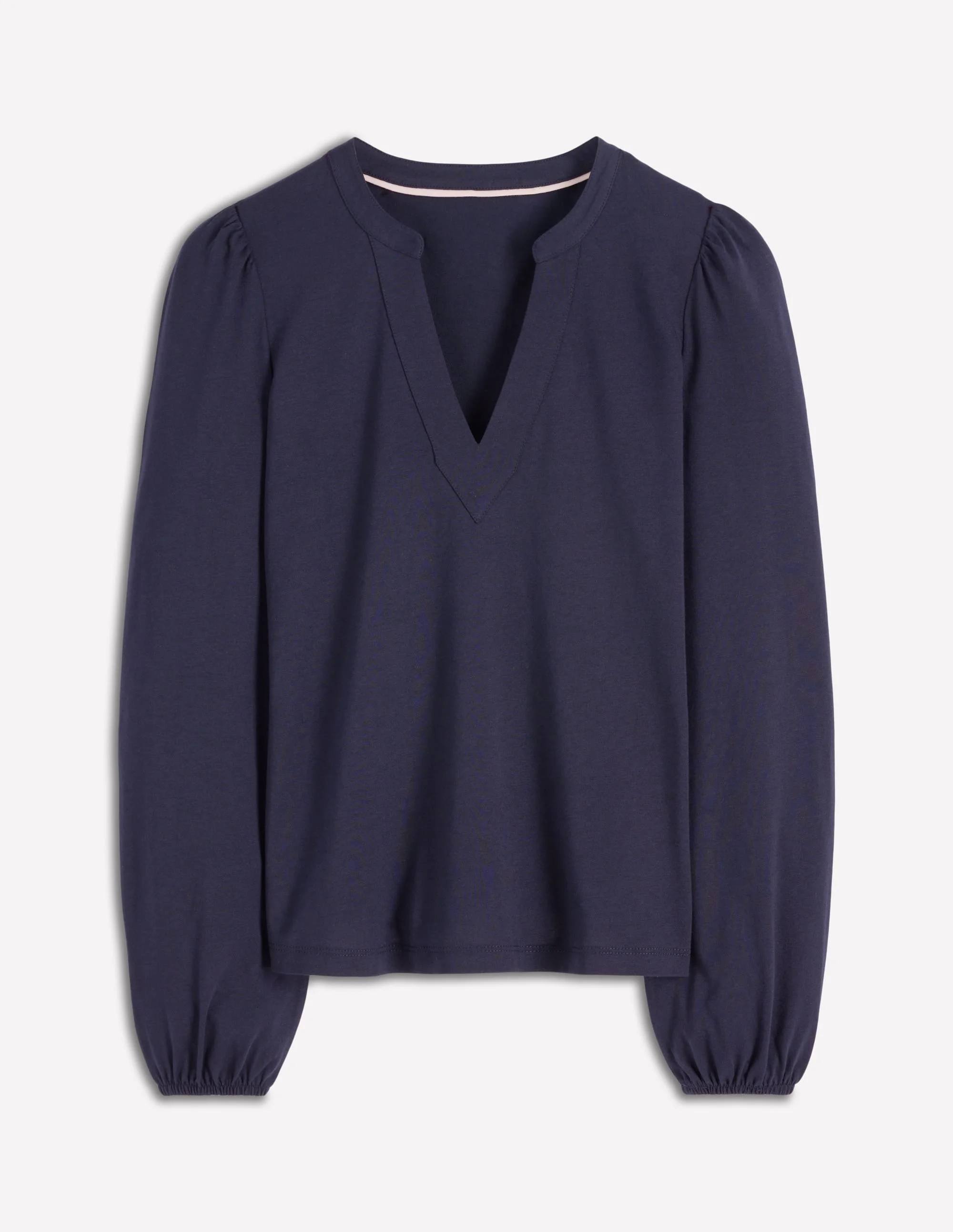 Supersoft Notch Top-Navy - 1
