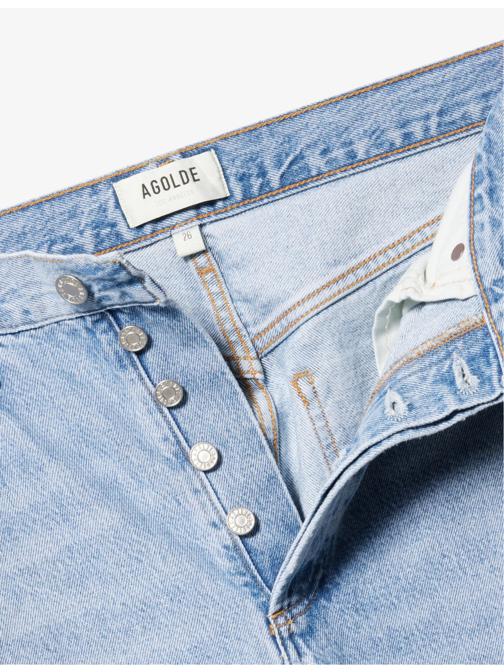 Fran straight-leg mid-rise organic-cotton jeans - 7