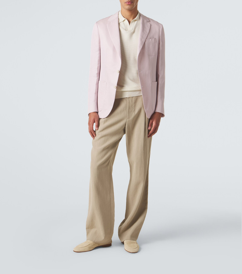 Canali Cotton and silk polo shirt outlook