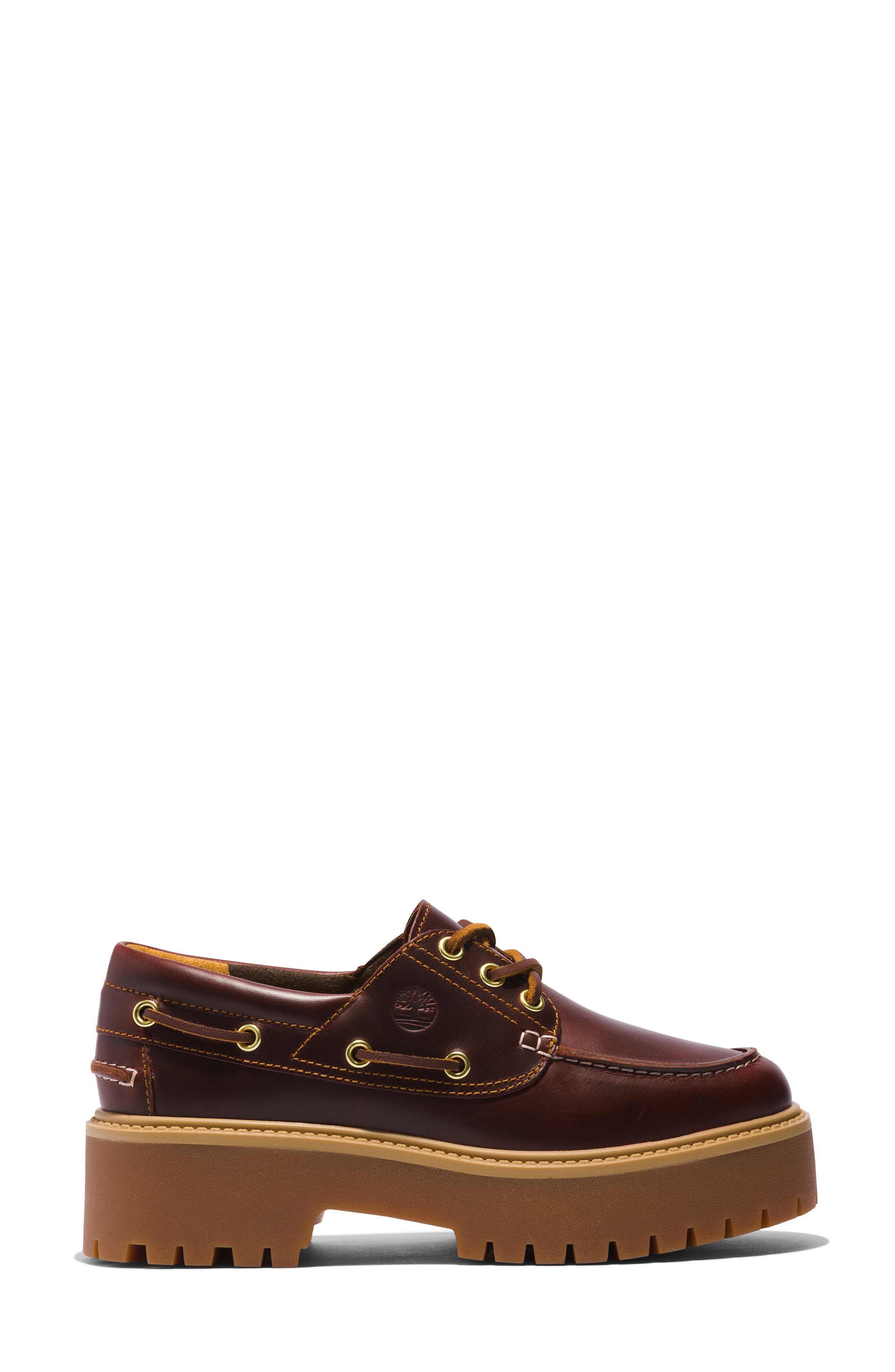 Timberland Stone Street Platform Boat Shoe in Rootbeer at Nordstrom - 3
