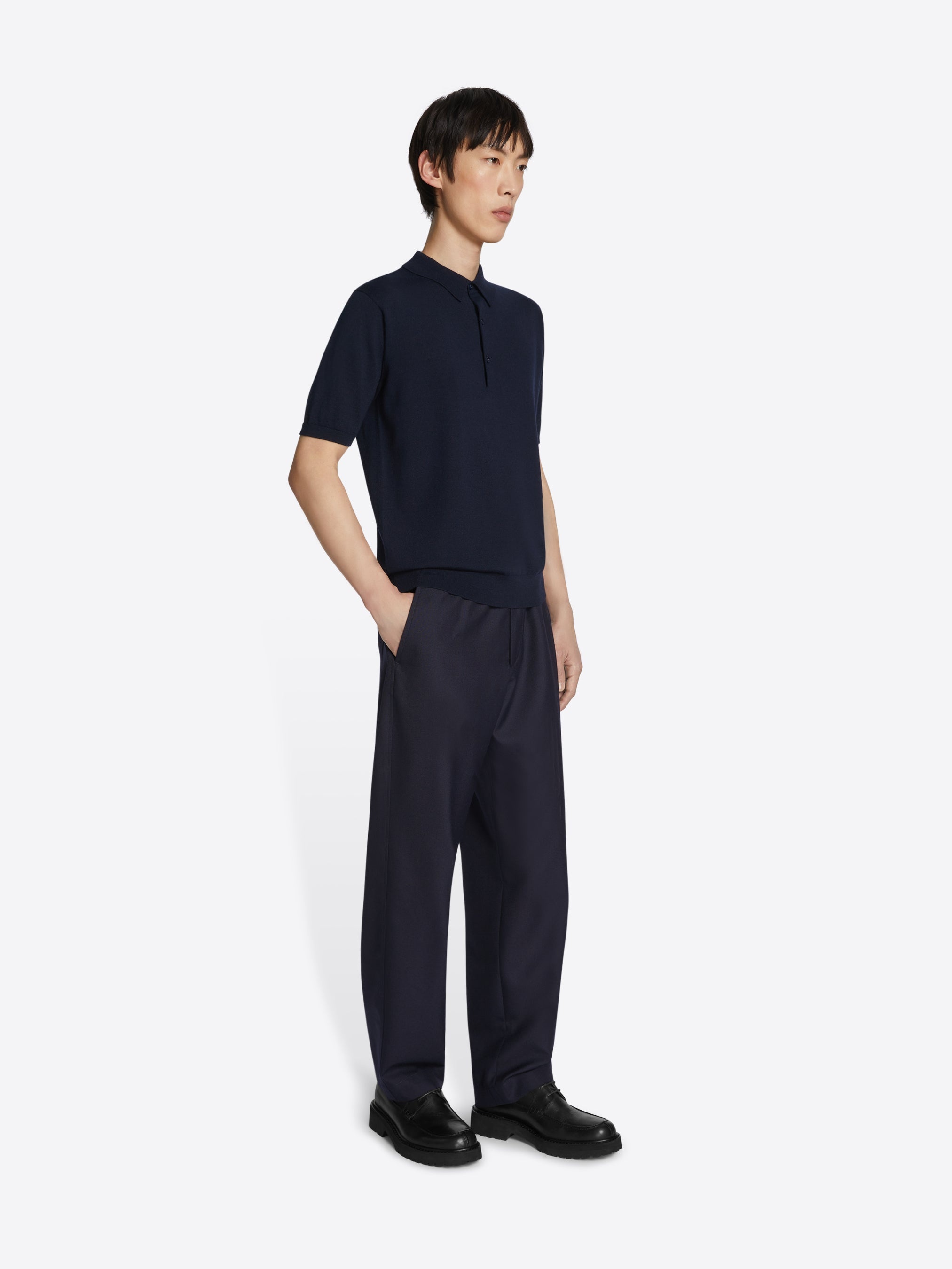 MERINO WOOL POLO SHIRT - 3