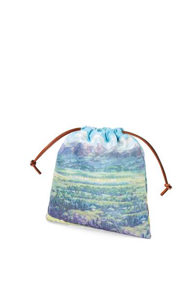 Loewe Calcifer drawstring pouch in canvas outlook