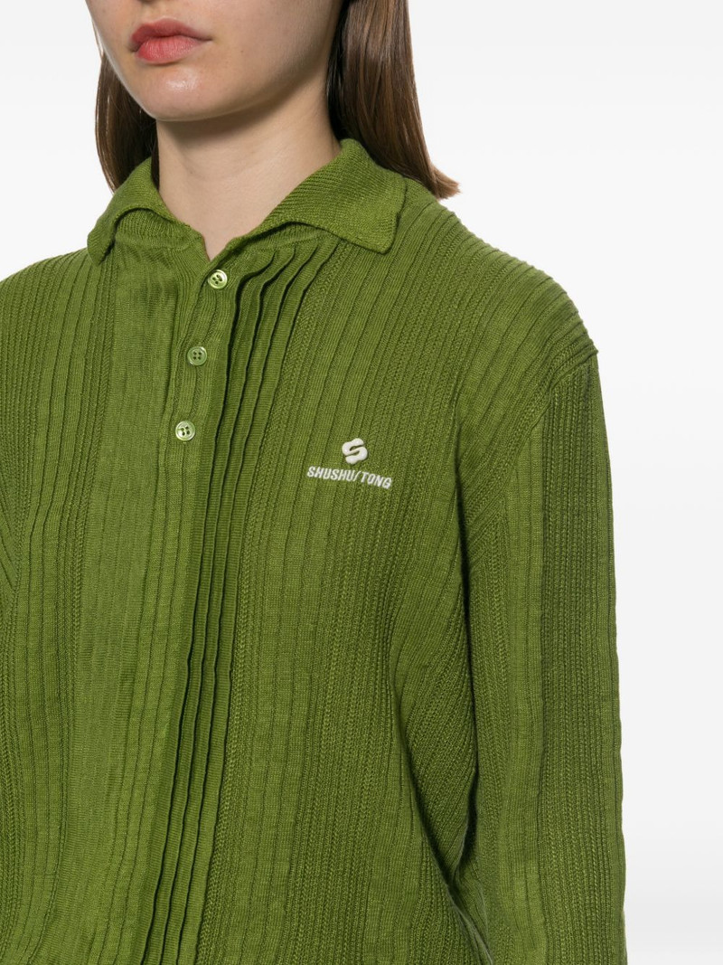 linen ribbed polo 5