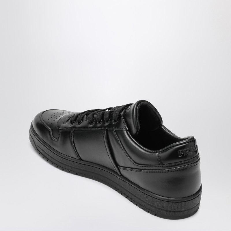 Prada Black Leather Downtown Sneakers Men - 2