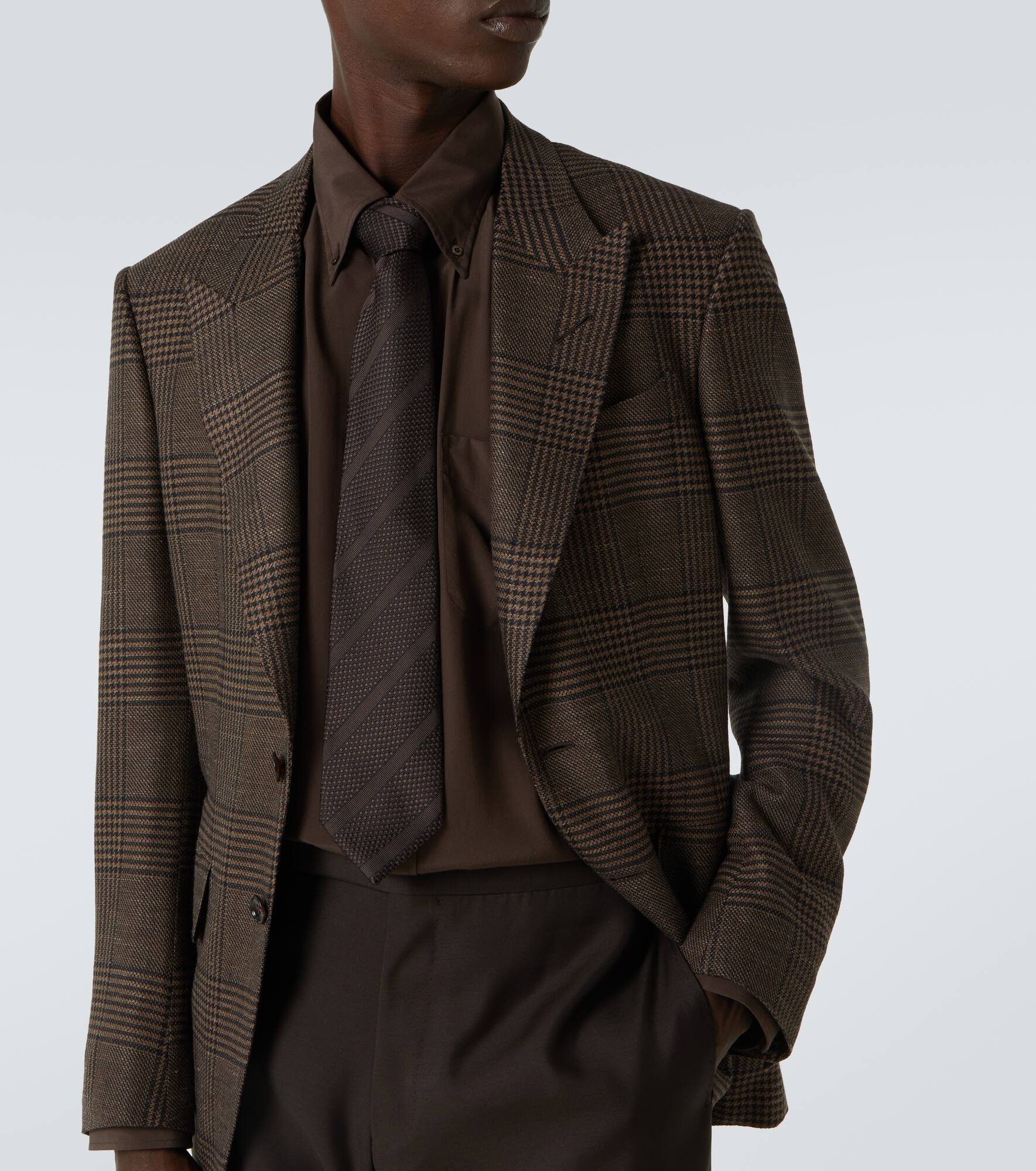 Striped silk tie - 2