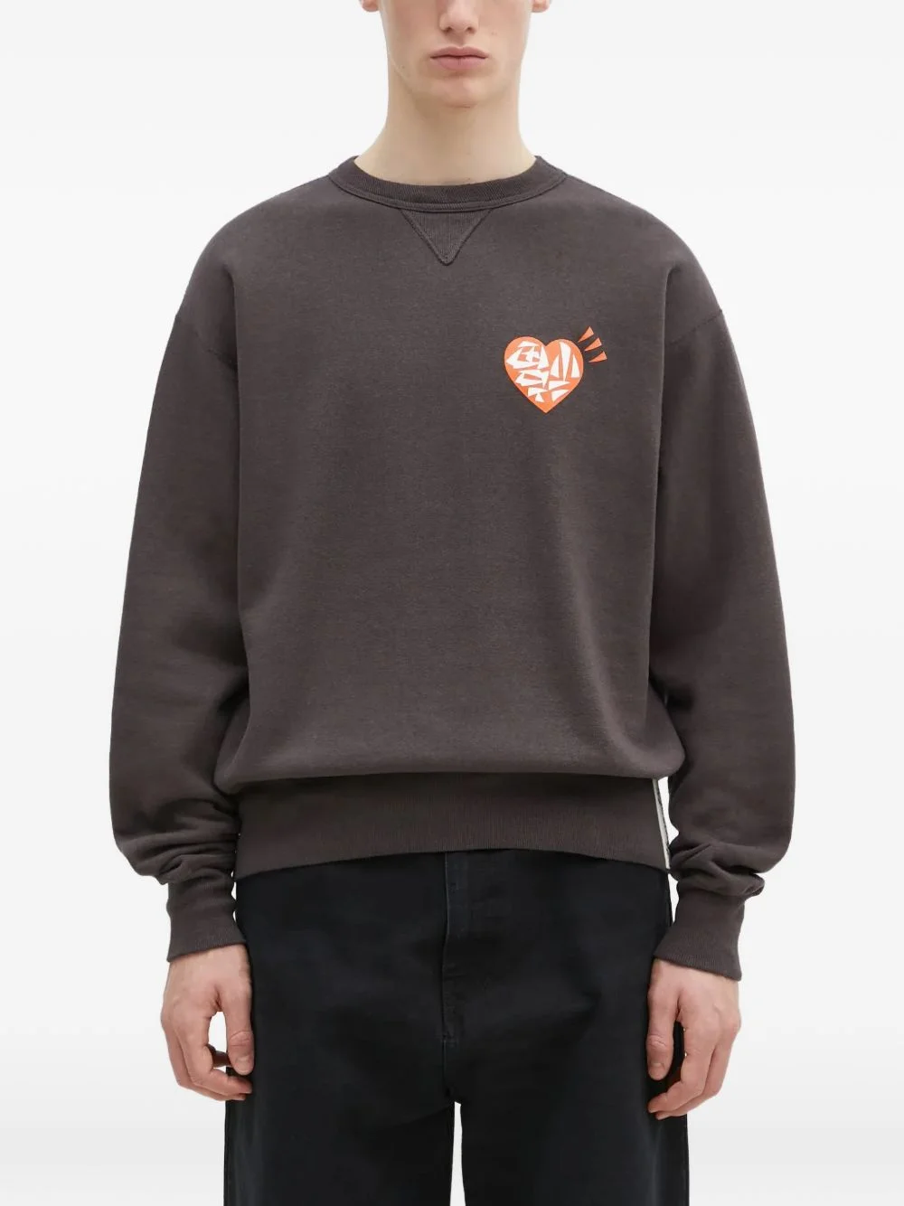 snake-graphic sweatshirt - 1