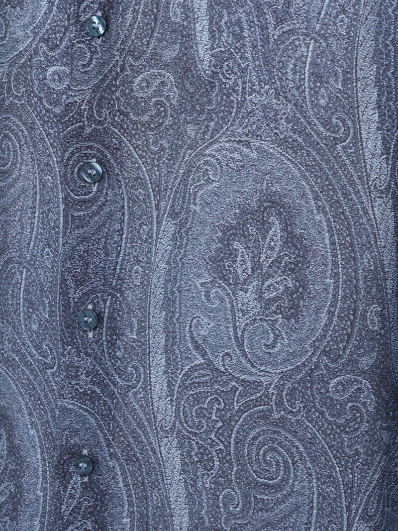 Paisley print lyocell & silk shirt - 5