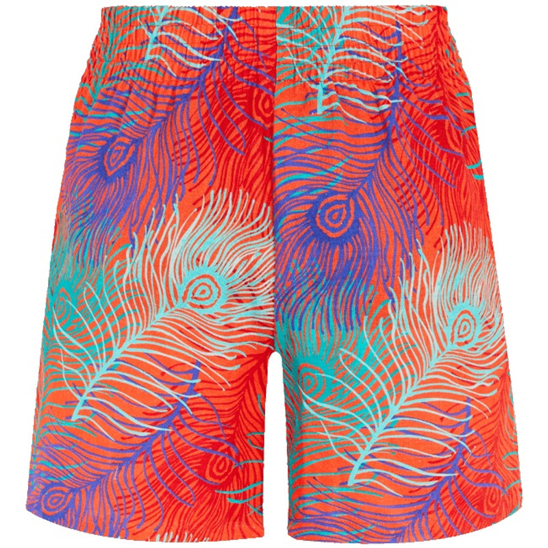 Vilebrequin Women Linen Bermuda Shorts Plumes outlook