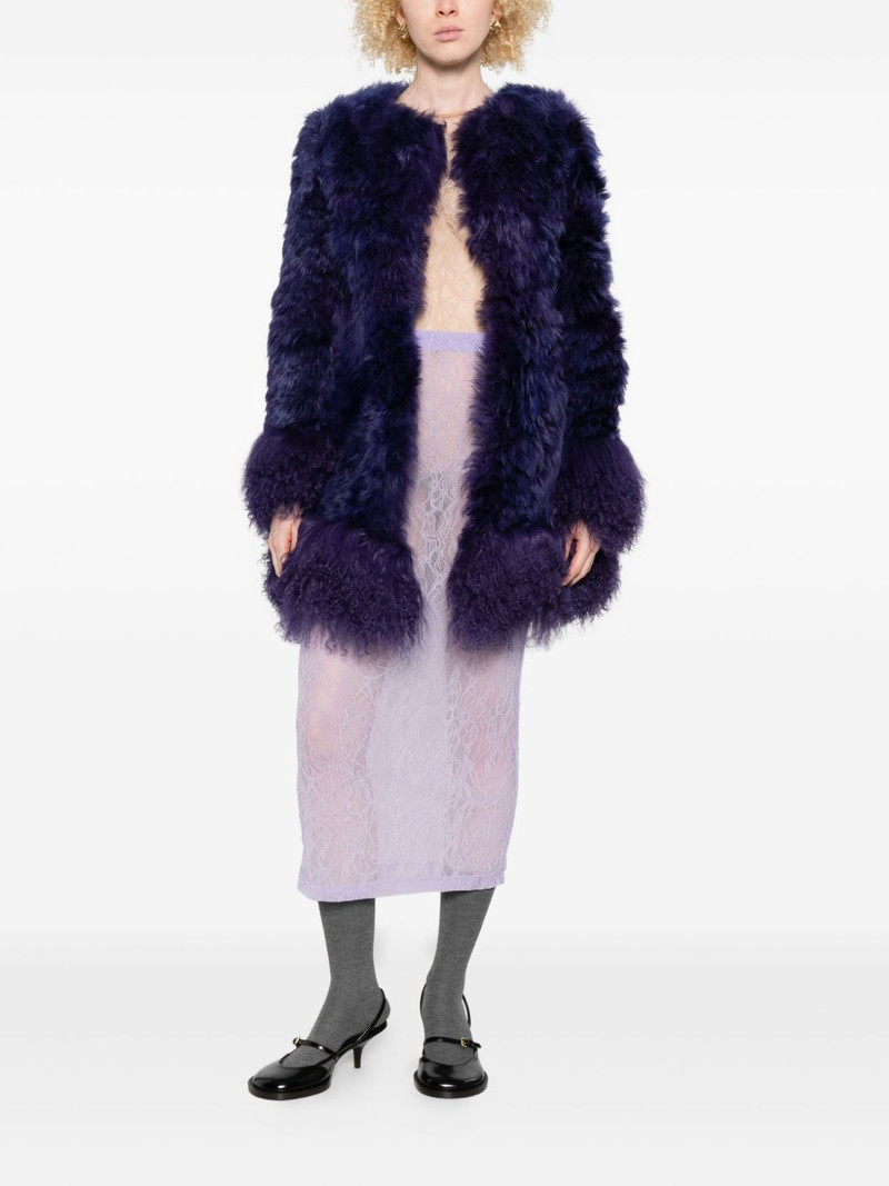 Miu Miu textured coat outlook
