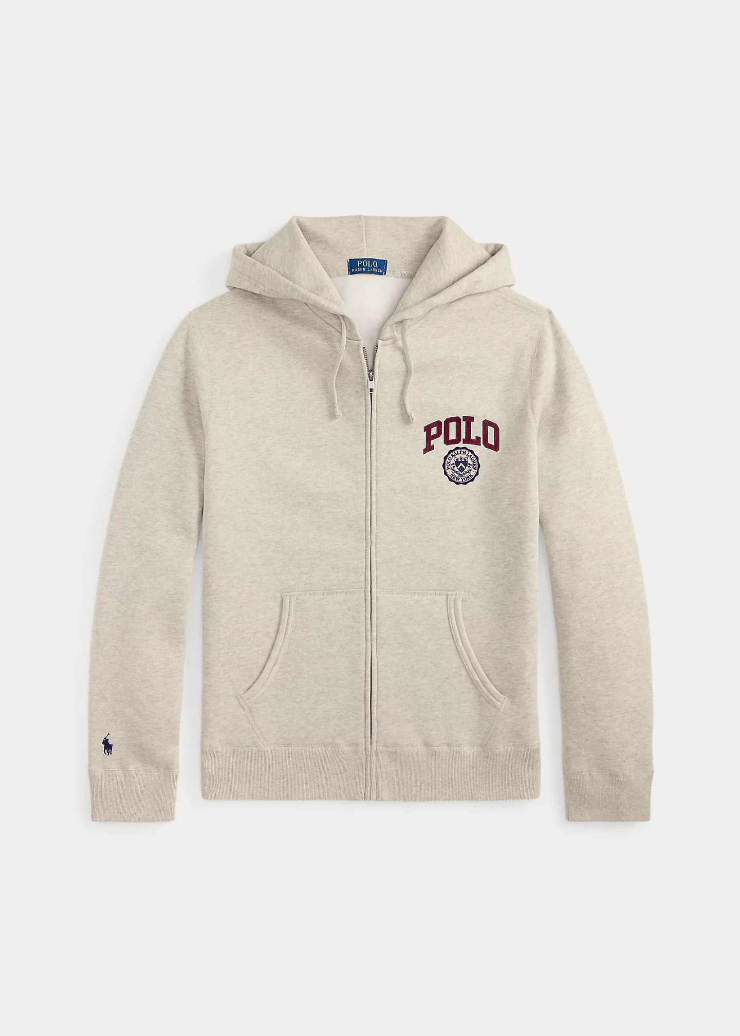 Logo Fleece Full-Zip Hoodie - 1
