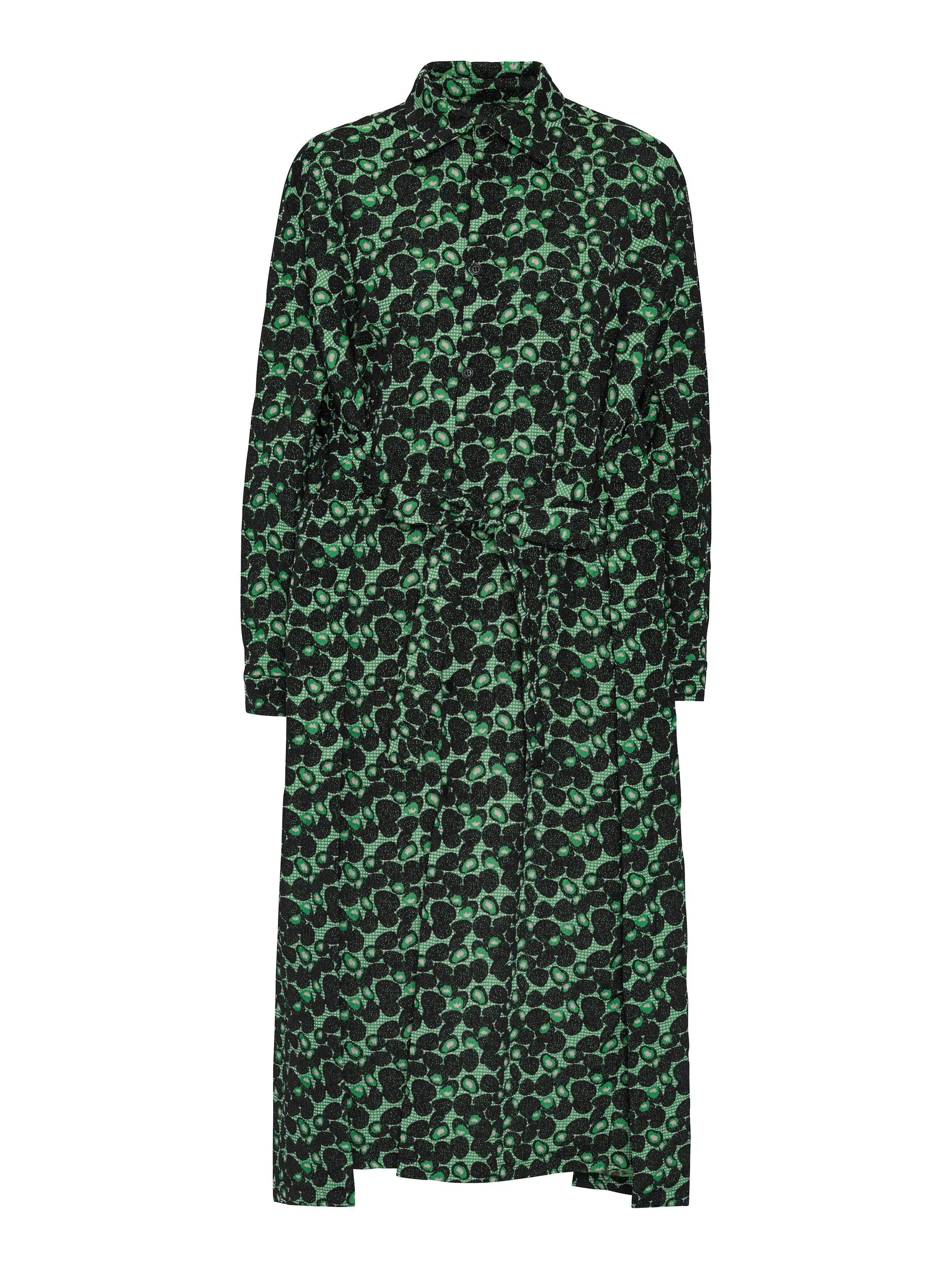 LOVE YOU DRESS - DARK GREEN BERRIES - 1