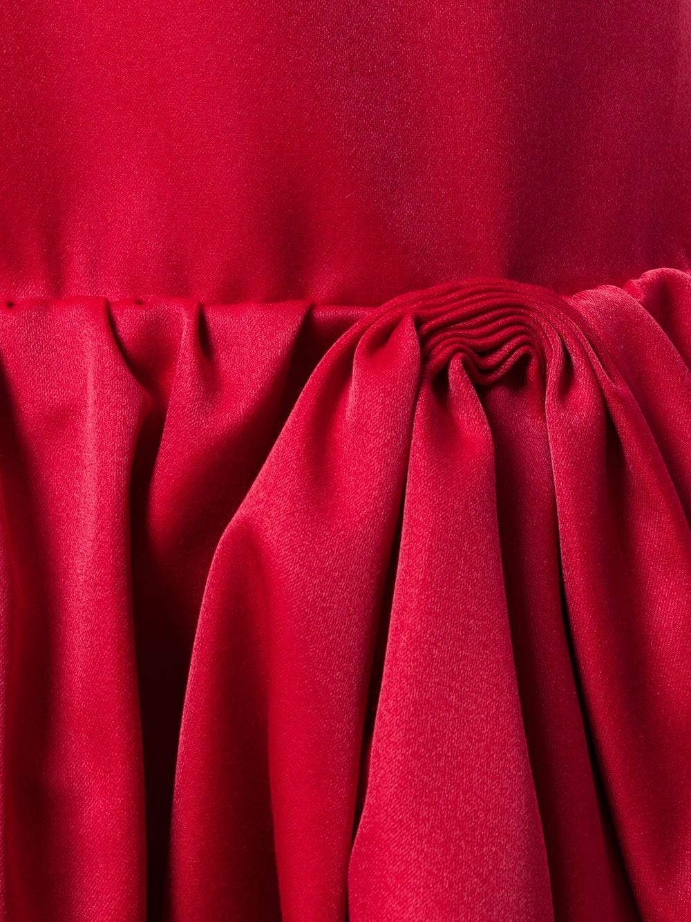 tulip shape gathered detail dress - 5