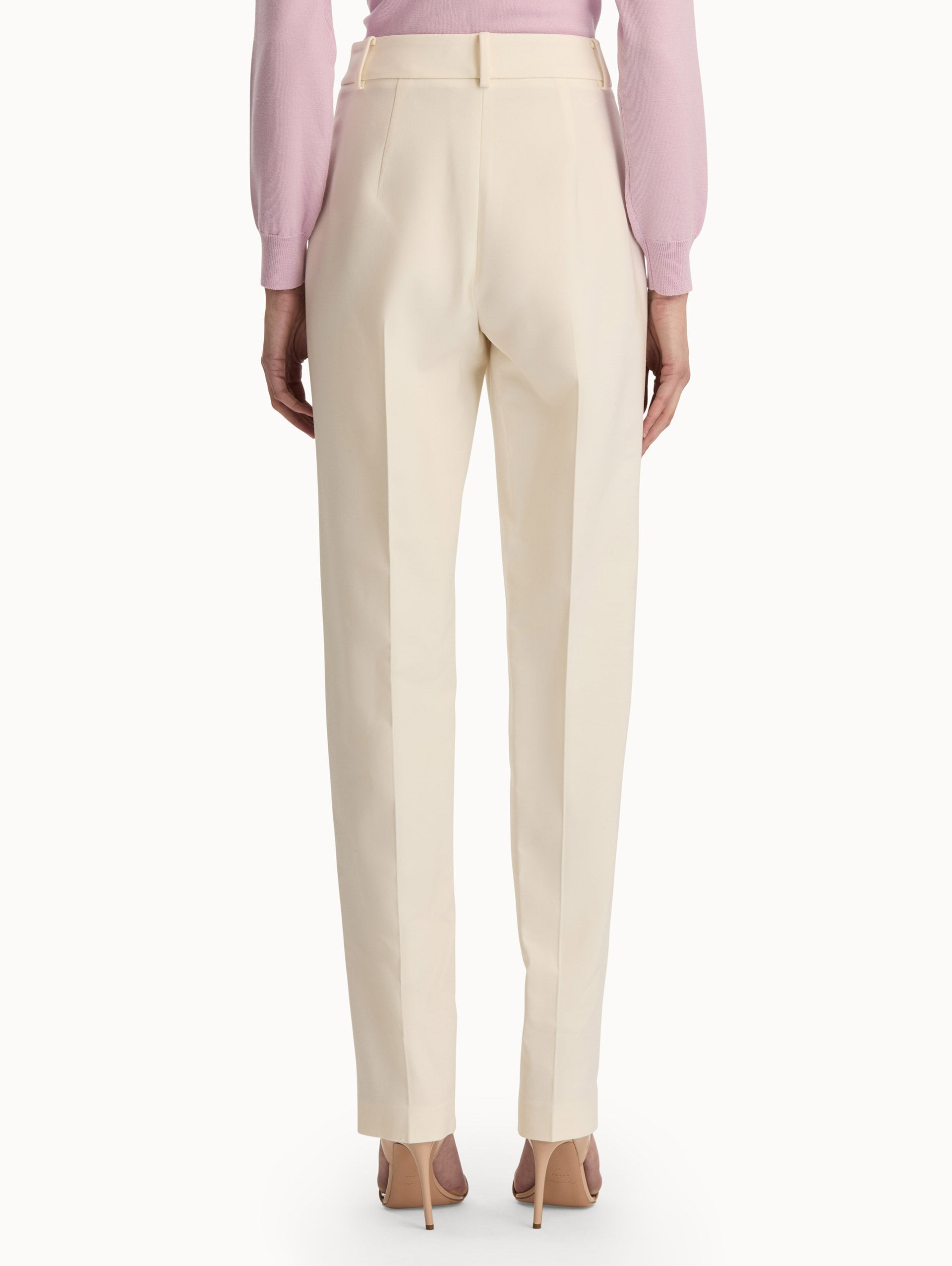 STRAIGHT-LEG WOOL PANTS - 3