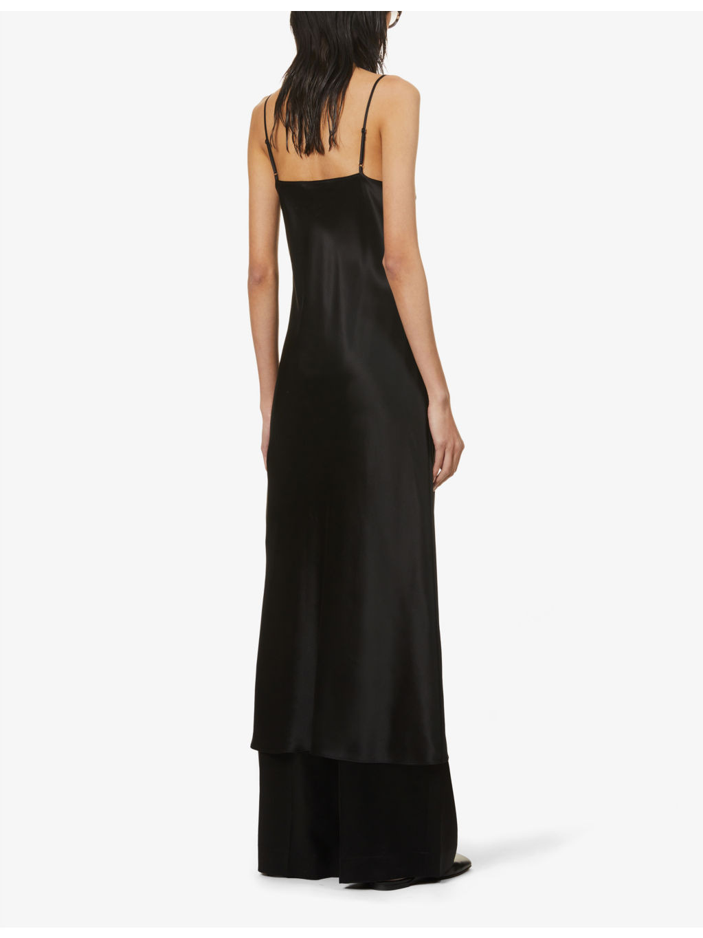 Clea silk strappy midi dress - 4