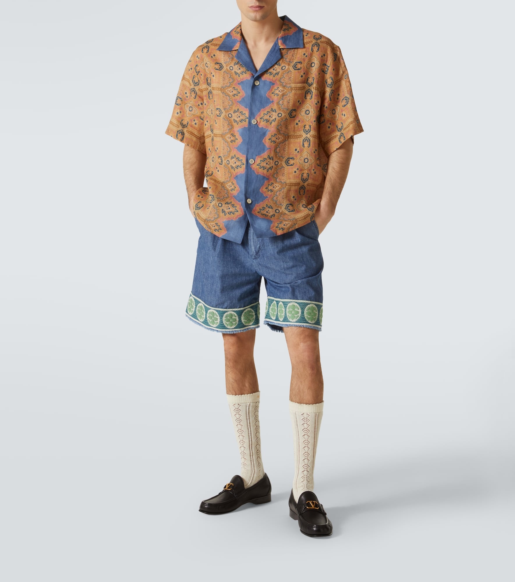 Denim Bermuda shorts - 2