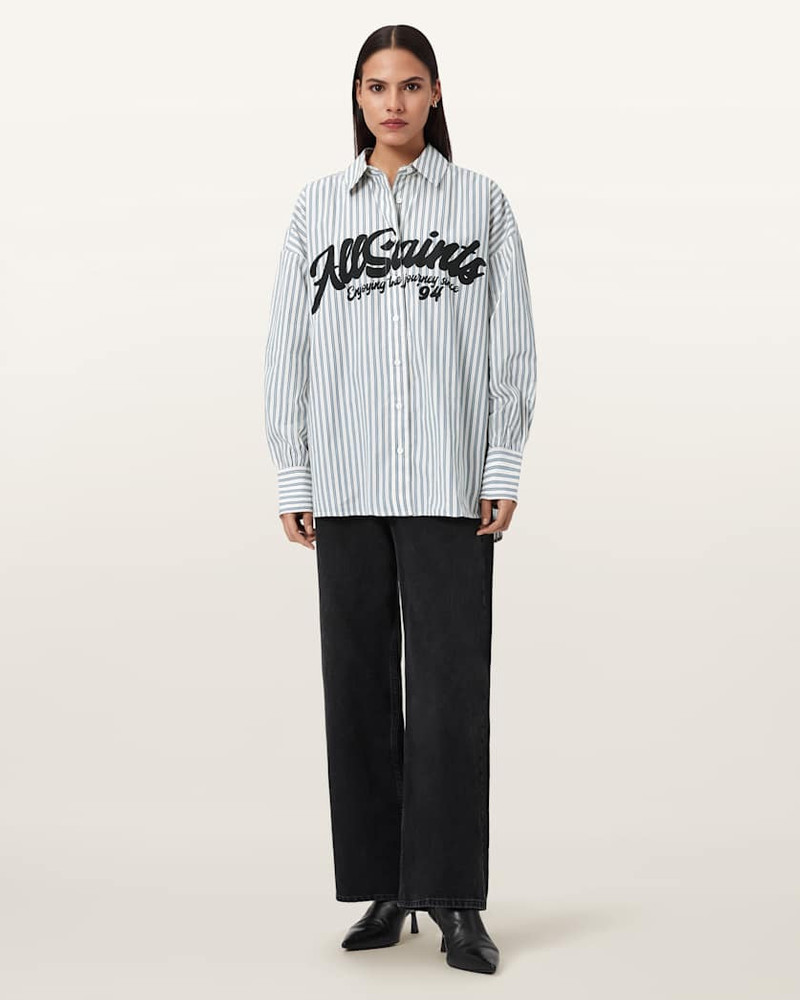 ADRIANNE RELAXED STRIPED SHIRT 6