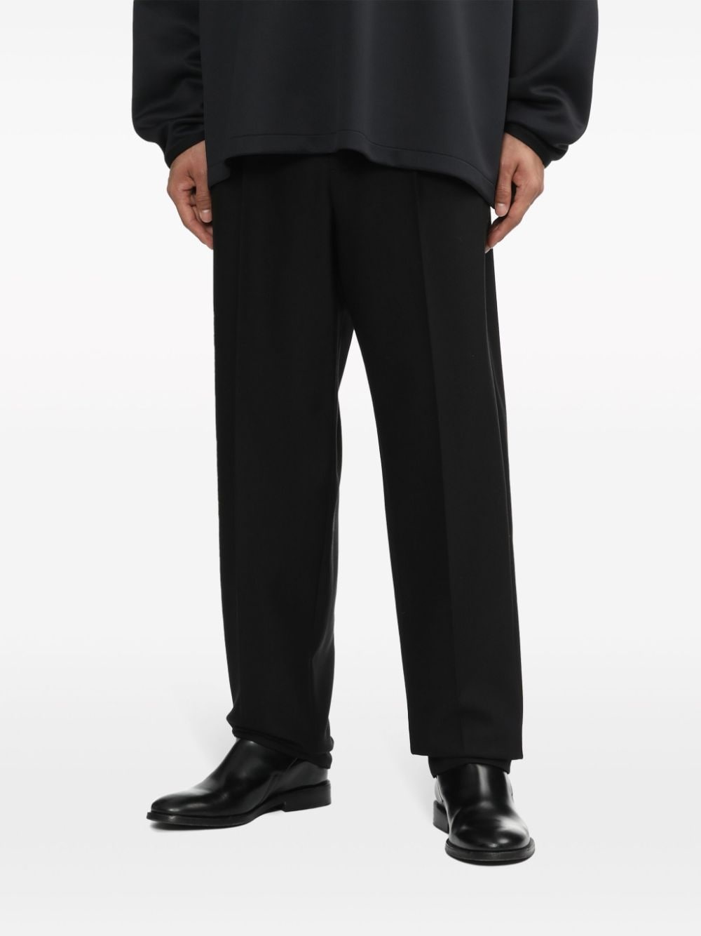 tailored straight-leg trousers - 3