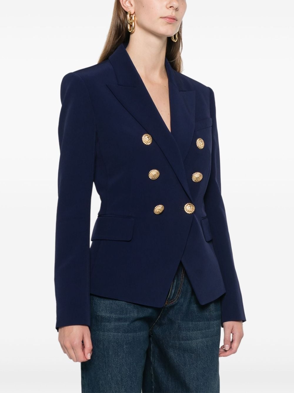 crepe blazer - 3