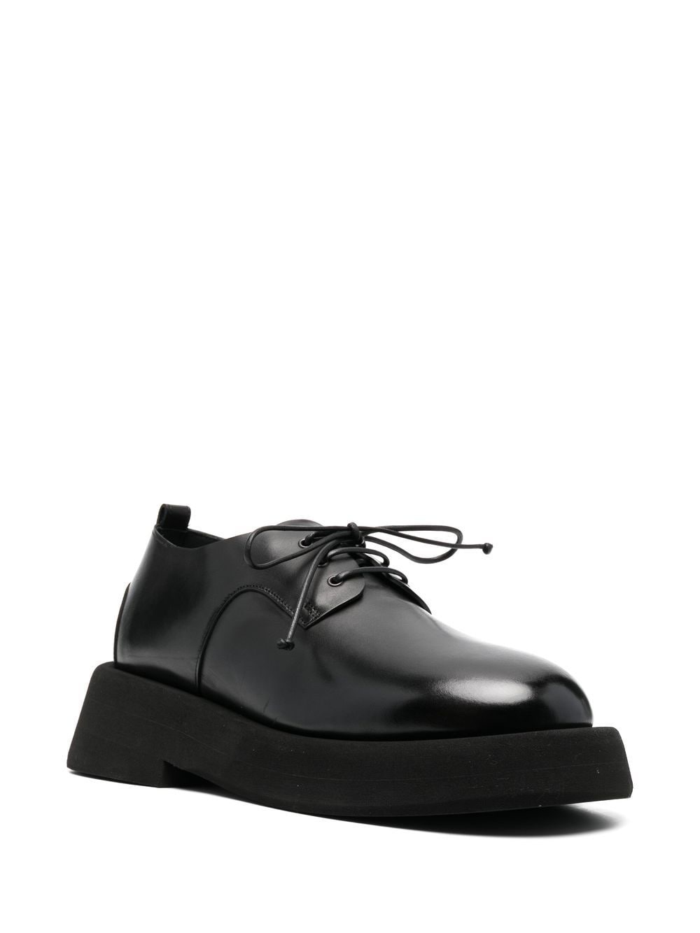 lace-up leather derby shoes - 2