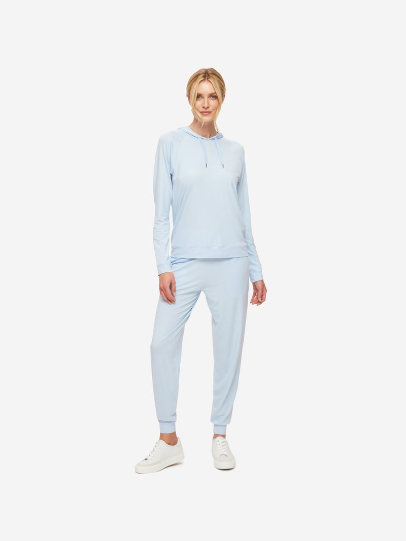 Women's Track Pants Basel Micro Modal Stretch Sky - 3