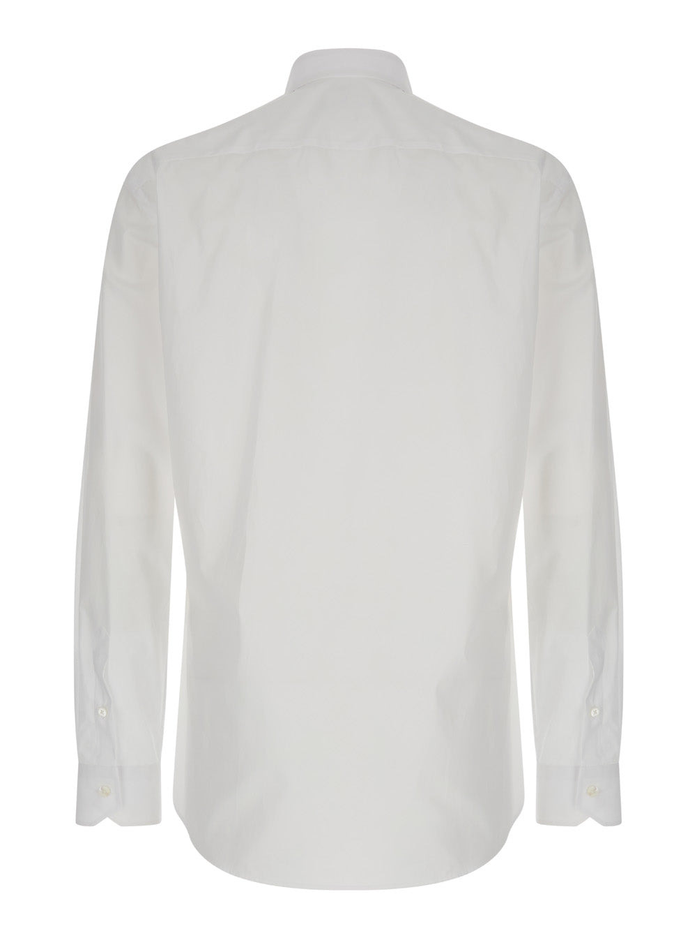 Fendi Men White Lettering Embroidered Shirt In Cotton Man - 2