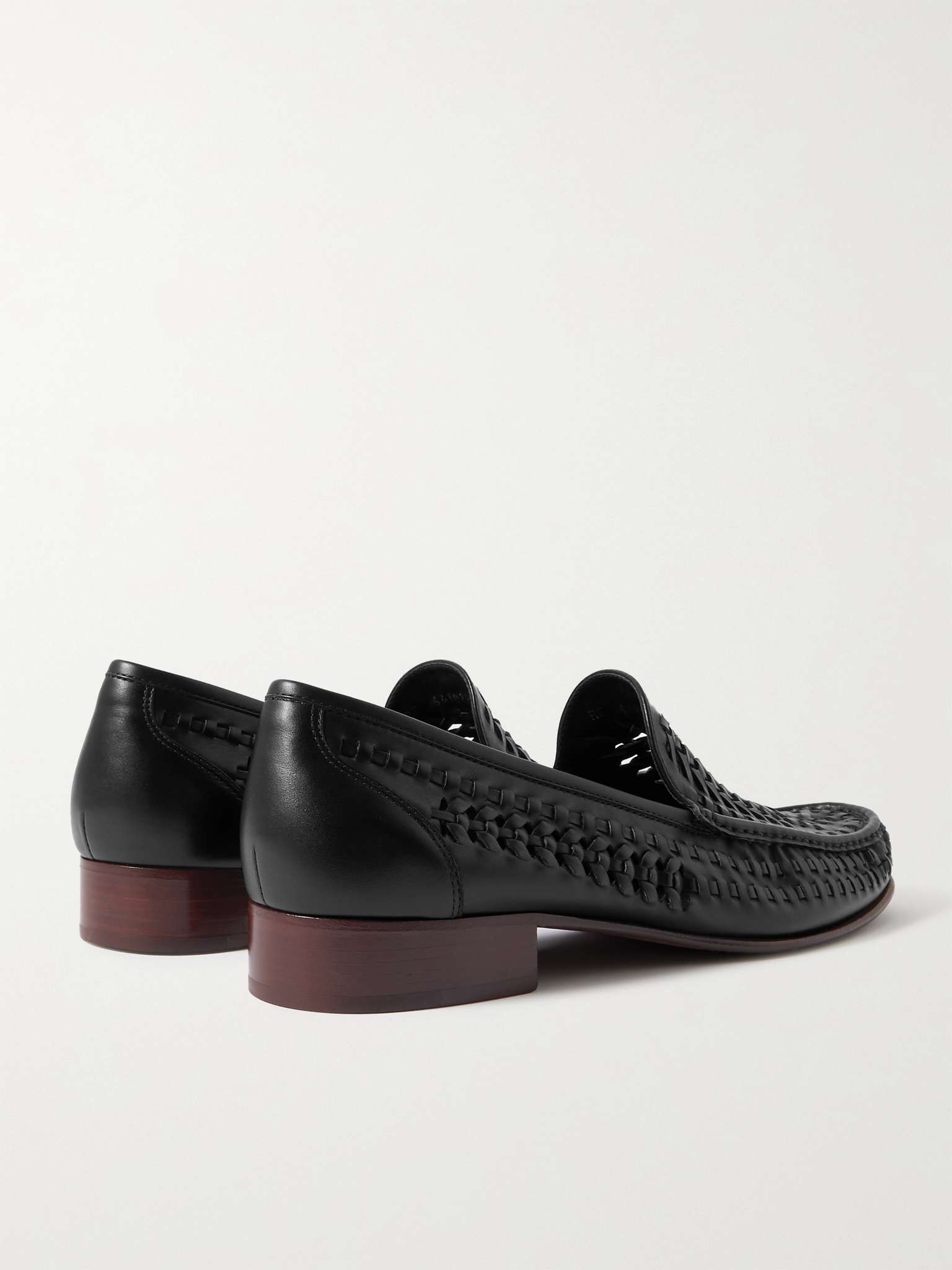 Swann Woven Leather Loafers - 5