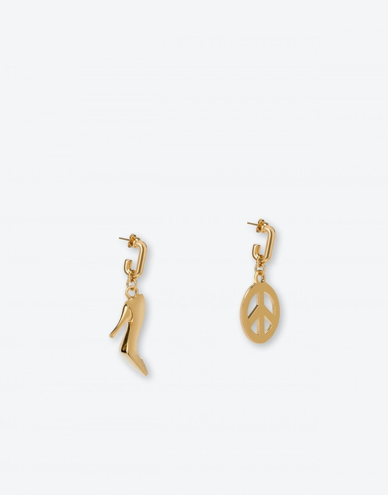 Moschino EARRINGS WITH CHARM outlook