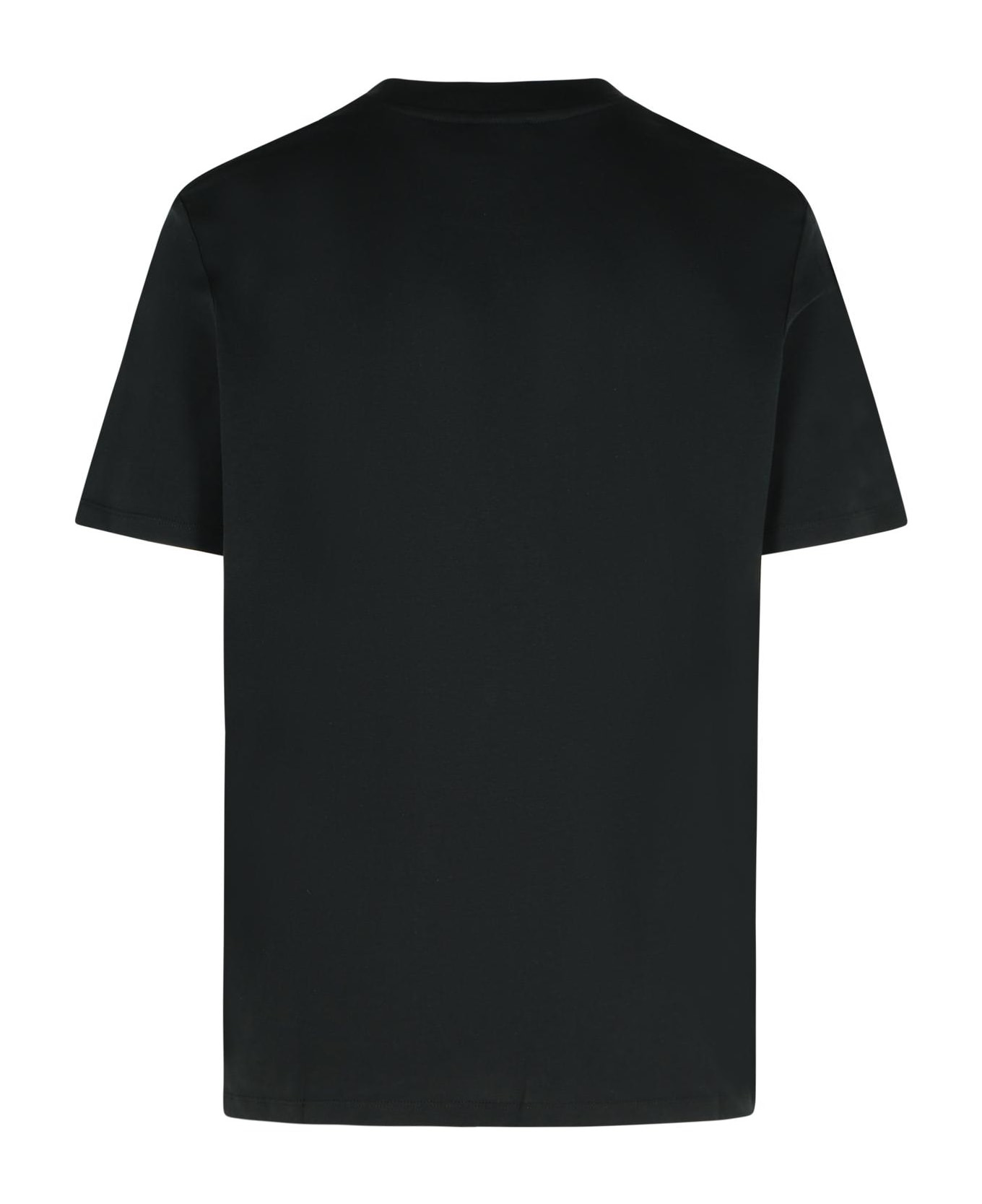 Black Cotton T-shirt - 3