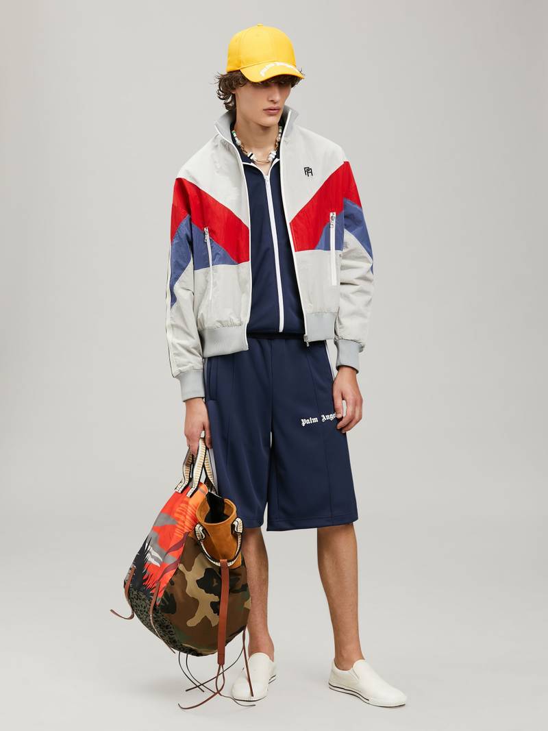 Palm Angels NAVY BLUE TRACK JACKET outlook